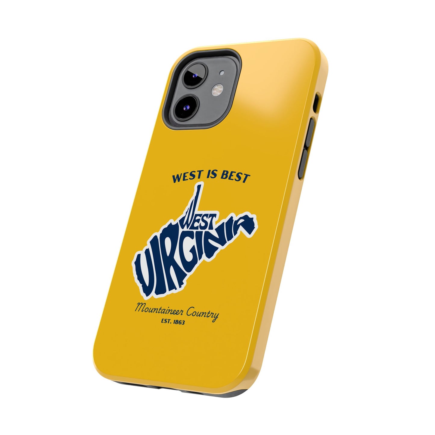 West Is Best Phone Case – Mountaineer Country WV Design