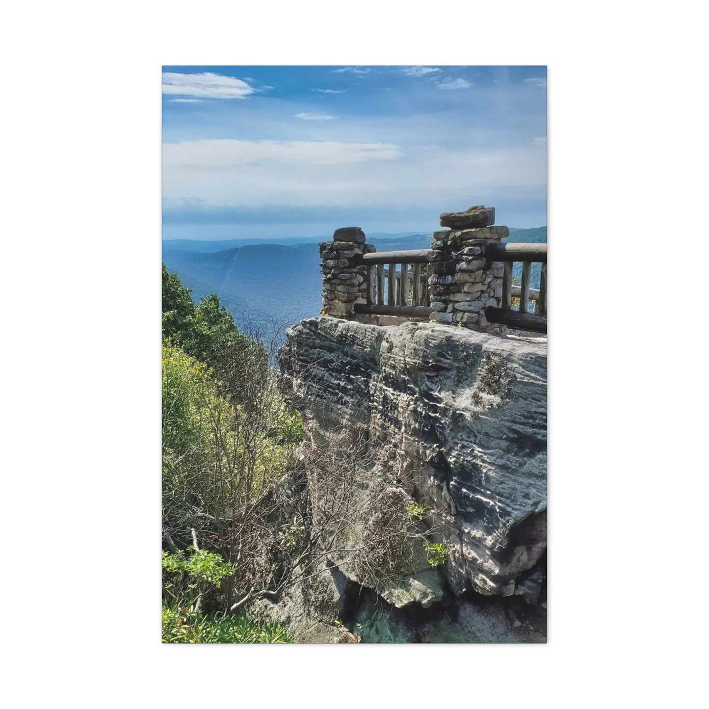 Coopers Rock in West Virginia Matte Canvas