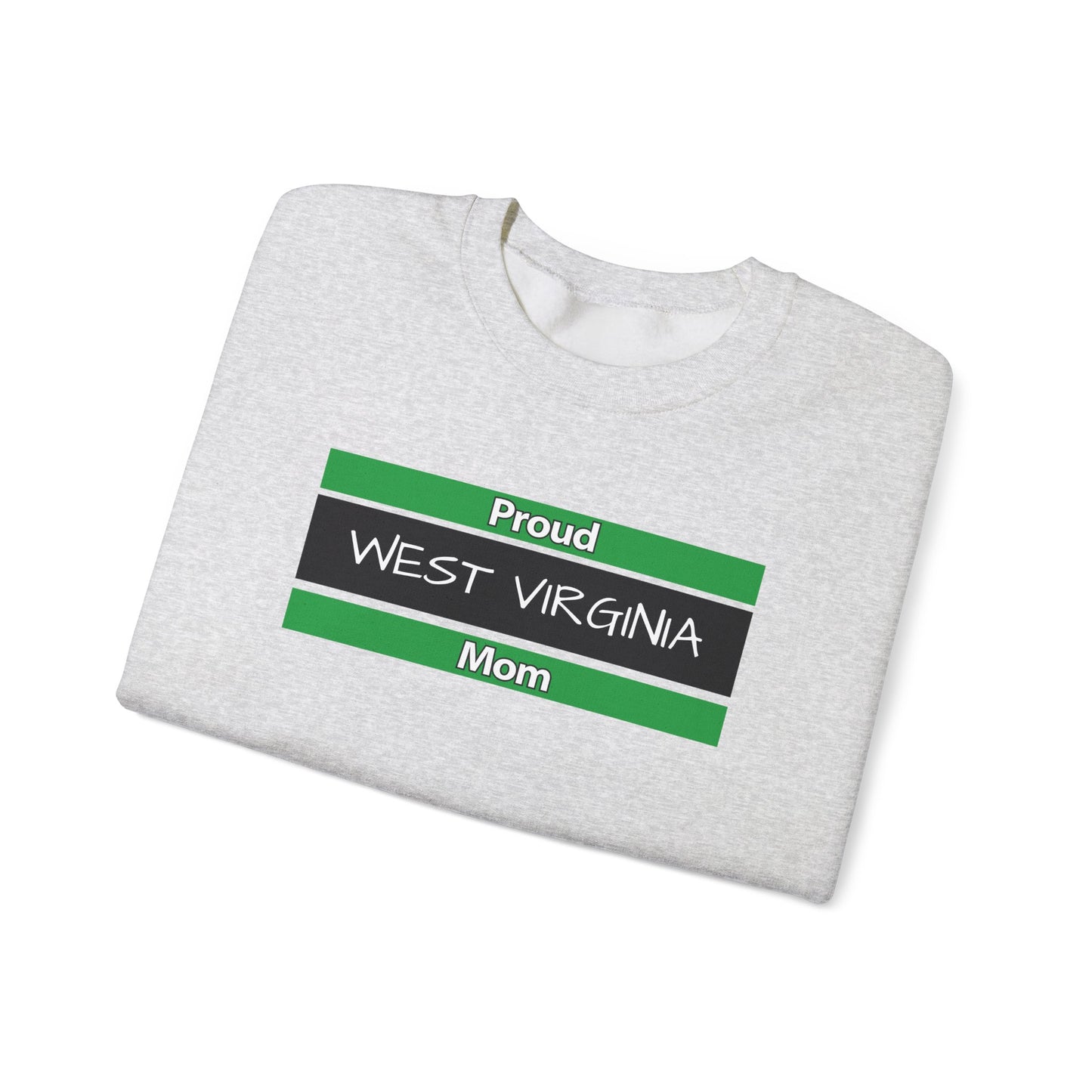 Proud West Virginia Mom Crewneck Sweatshirt