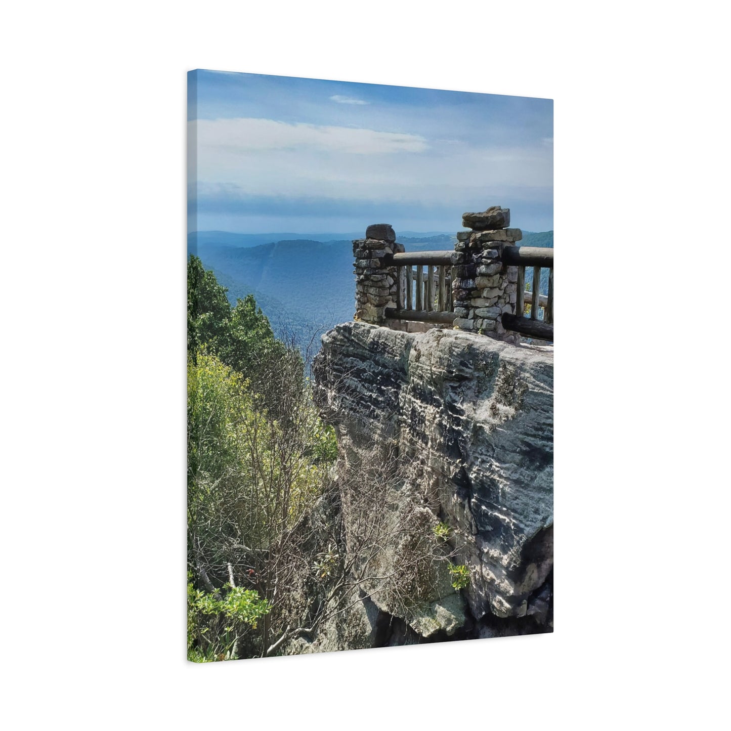 Coopers Rock in West Virginia Matte Canvas