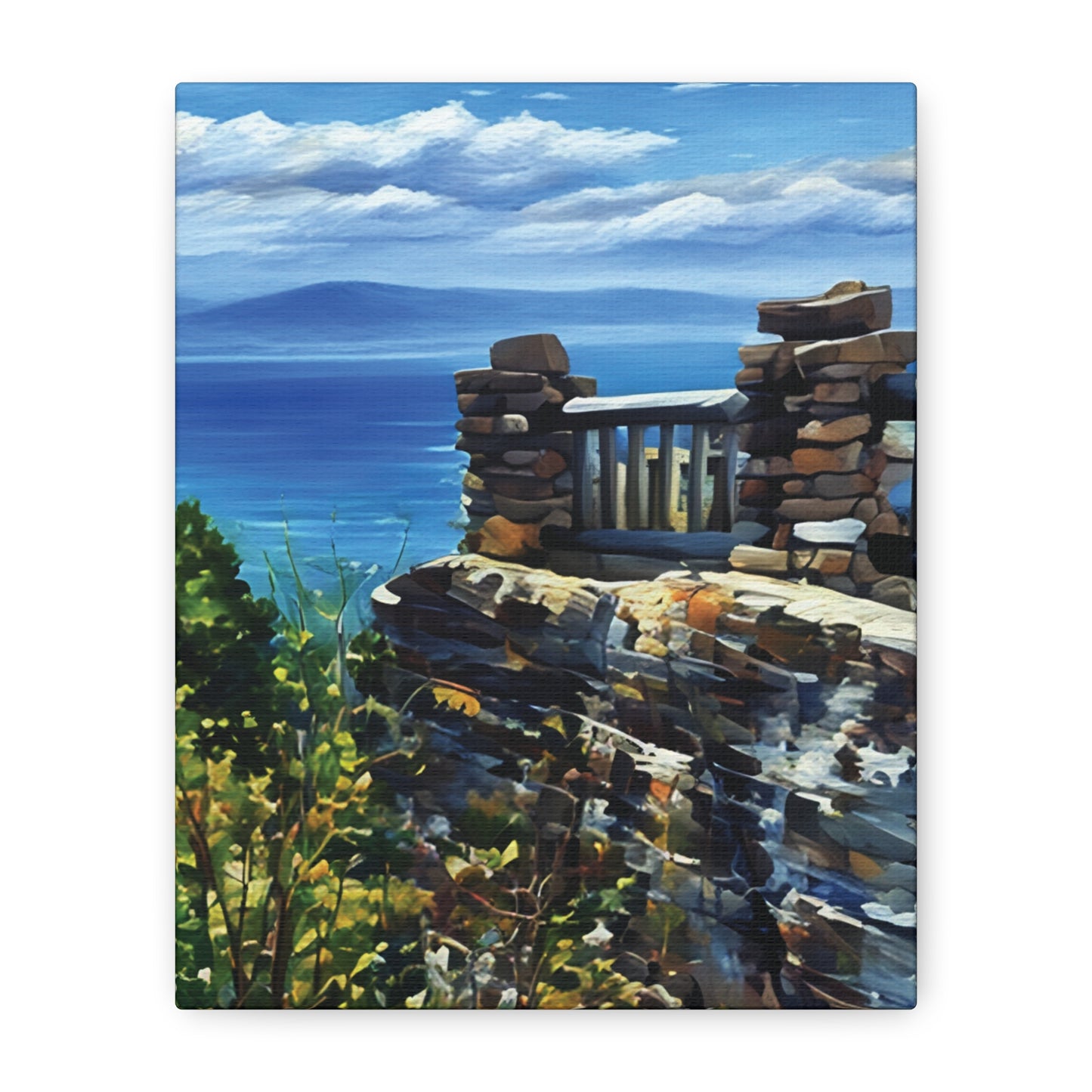 Coopers Rock West Virginia Canvas Wall Art
