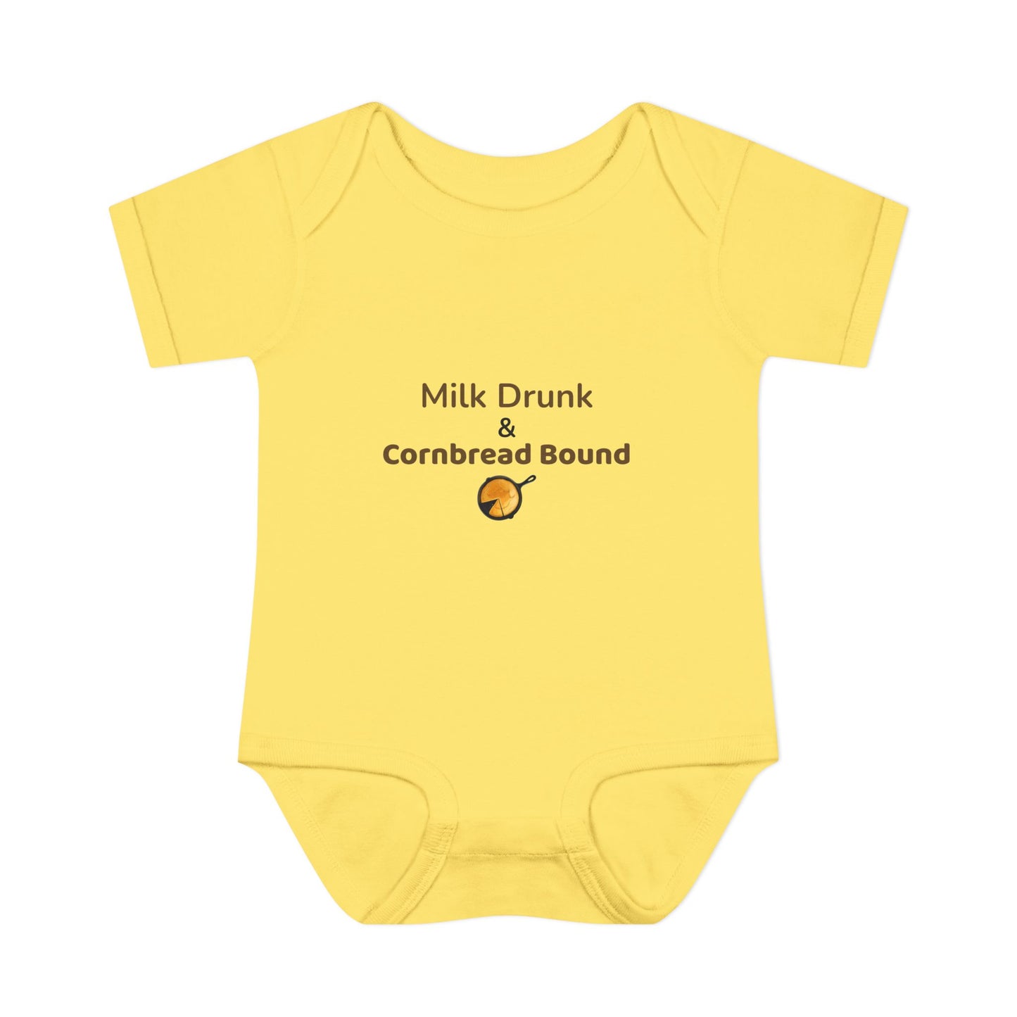 Milk Drunk & Cornbread Bound Baby Onesie – Funny Appalachian Baby Gift  👉 Hits: