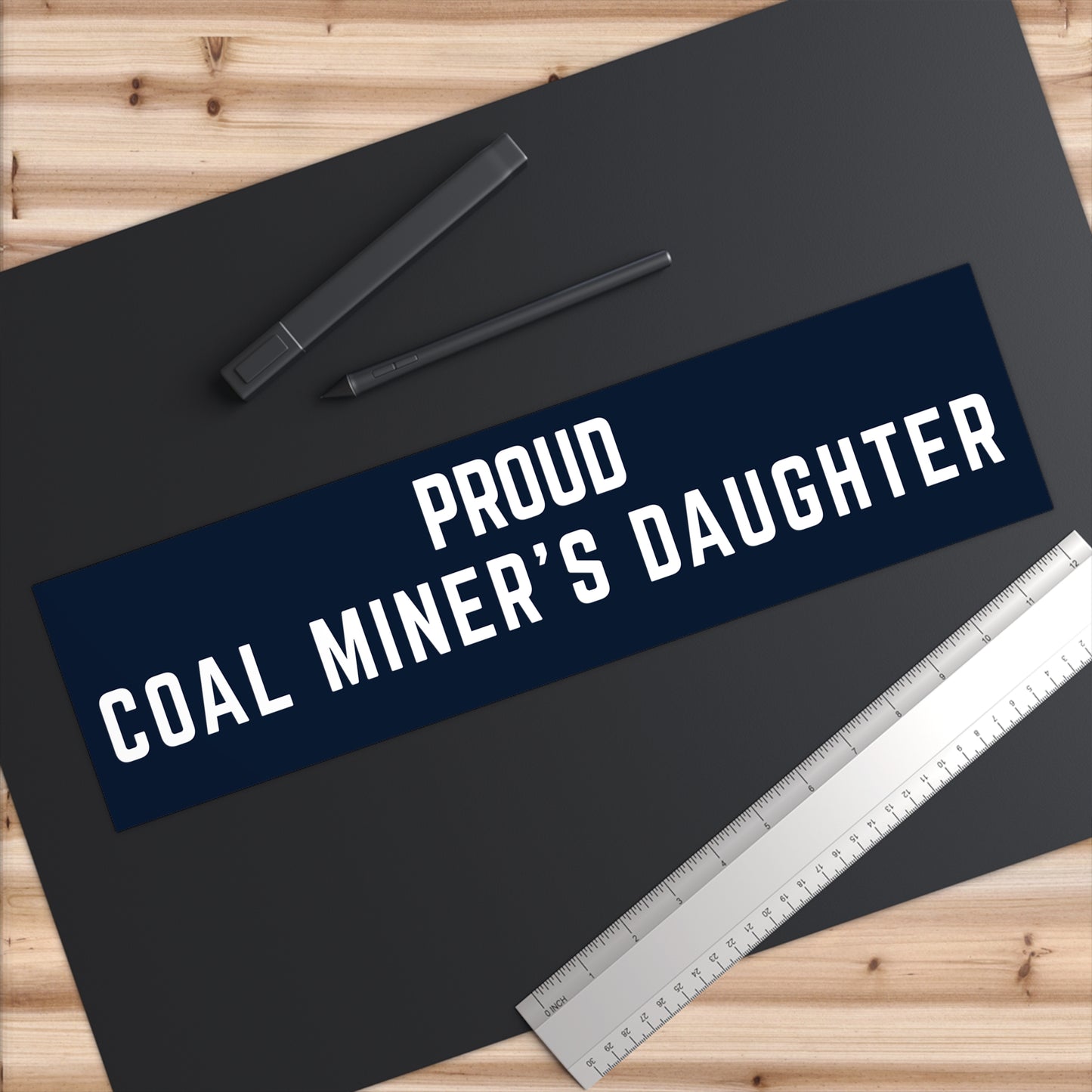 Proud Coal Miner's Daughter Bumper Sticker
