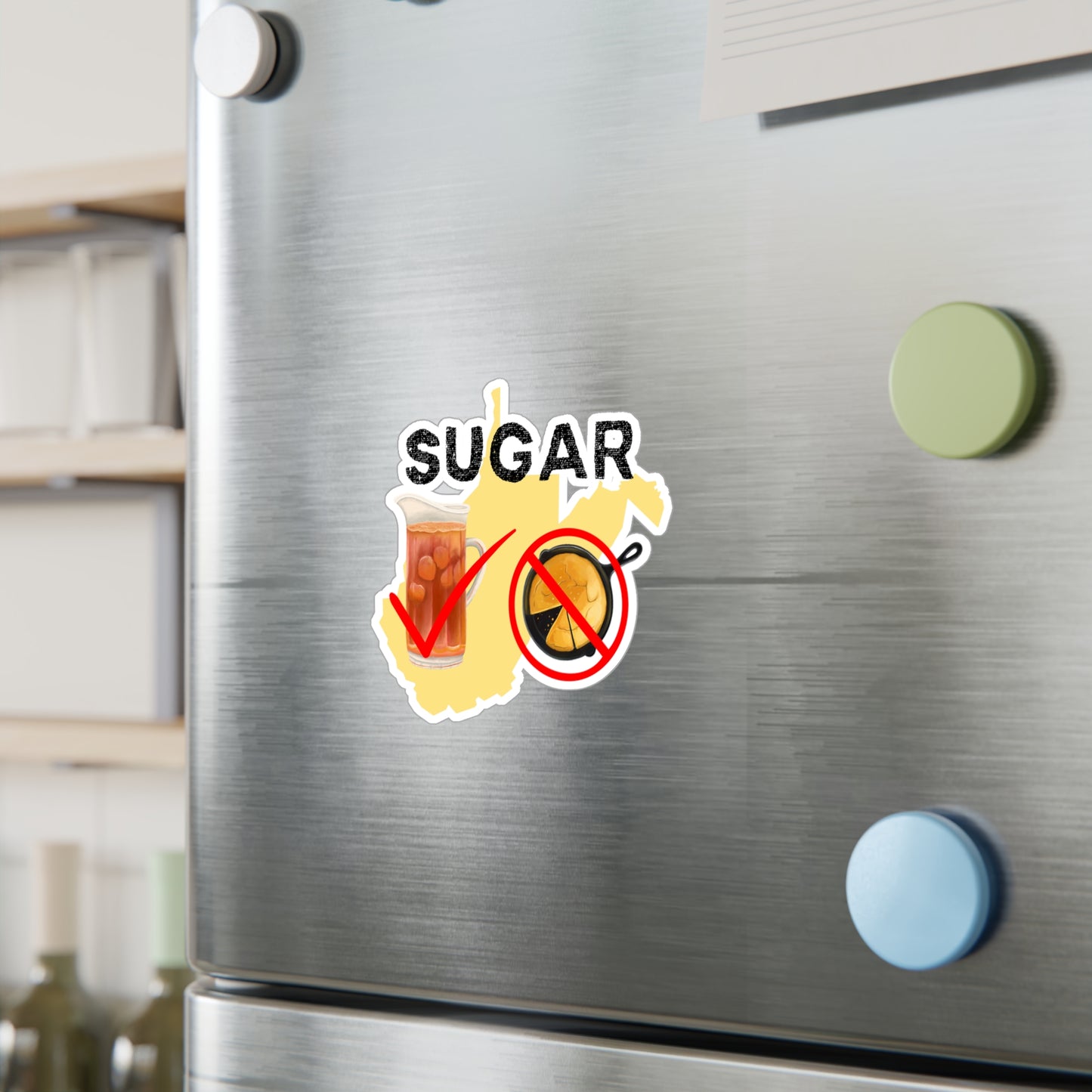No Sugar in Cornbread Kiss-Cut Vinyl Decals