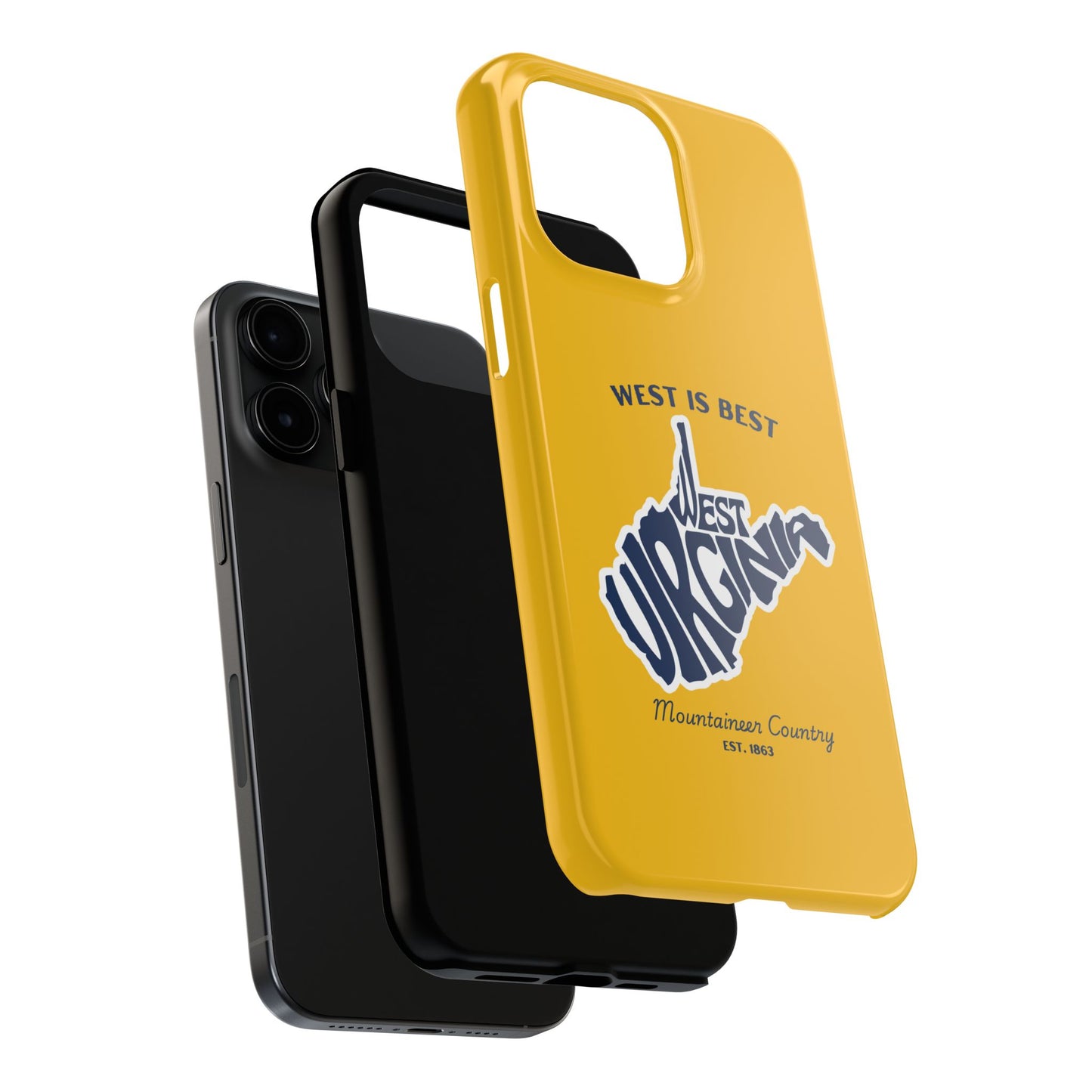 West Is Best Phone Case – Mountaineer Country WV Design