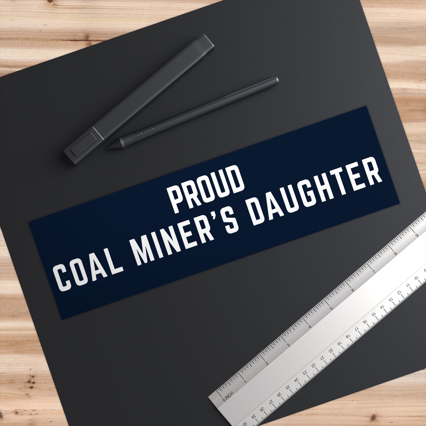 Proud Coal Miner's Daughter Bumper Sticker