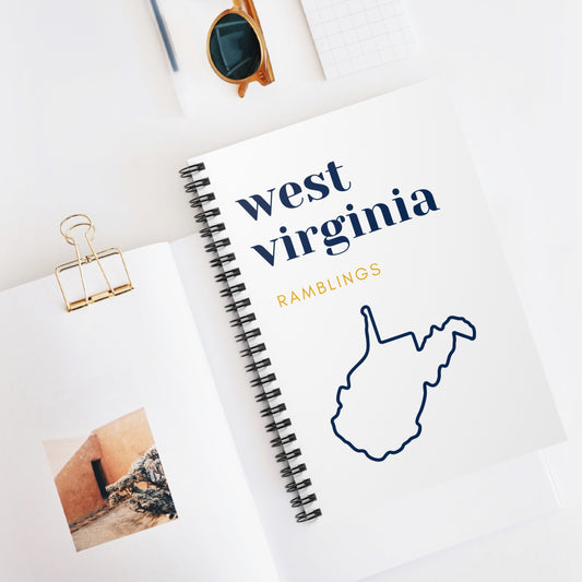 West Virginia Ramblings Spiral Notebook - Ruled Line