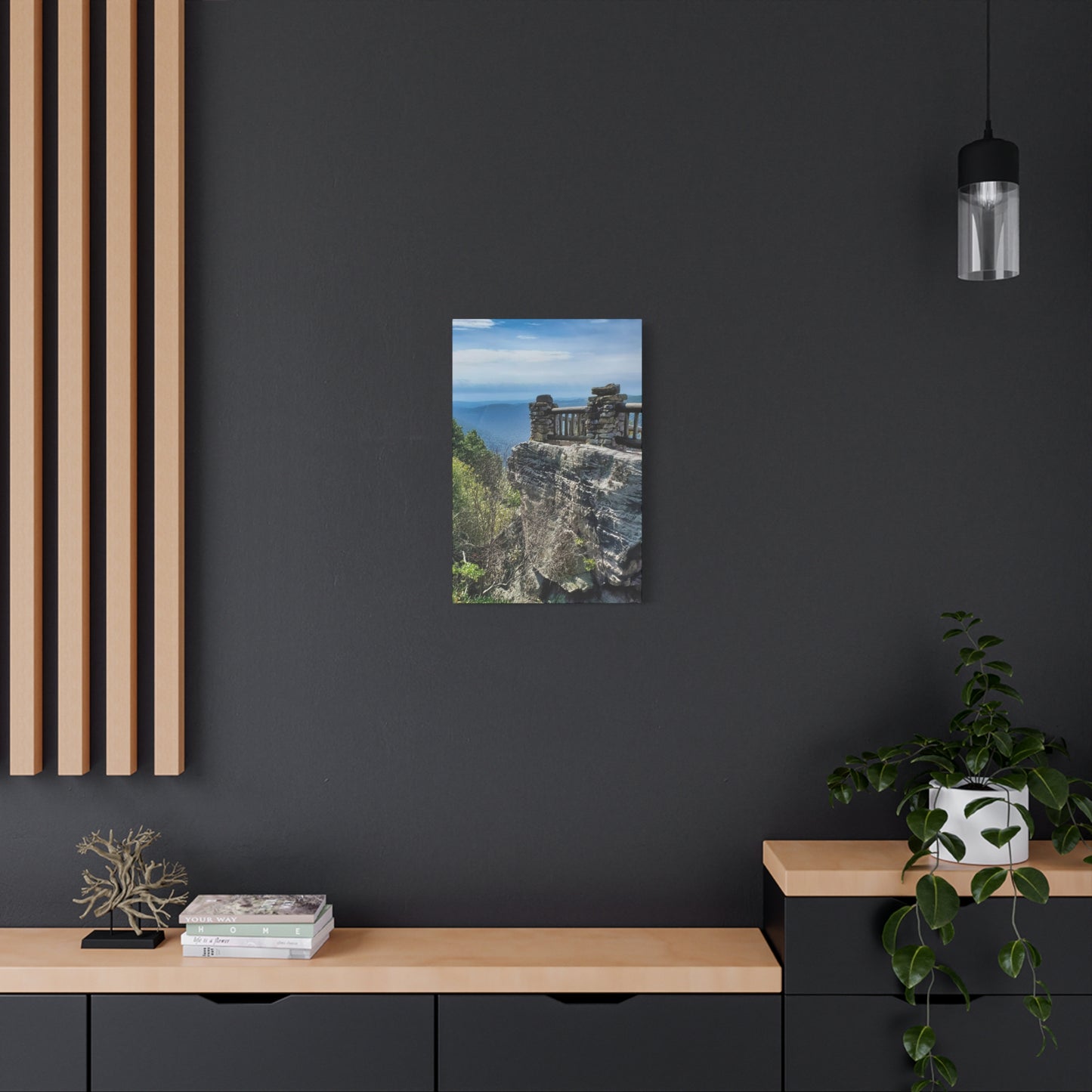 Coopers Rock in West Virginia Matte Canvas