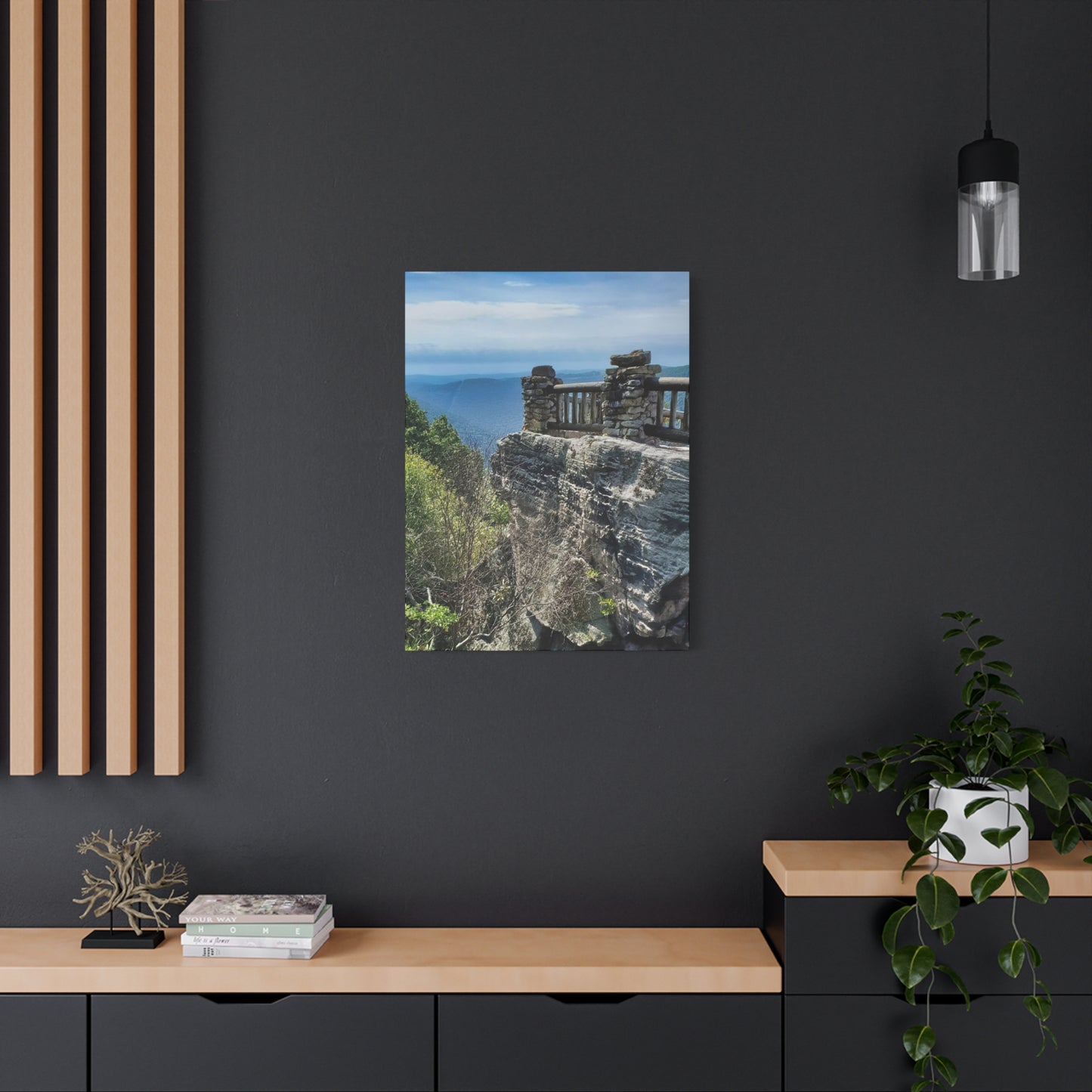Coopers Rock in West Virginia Matte Canvas