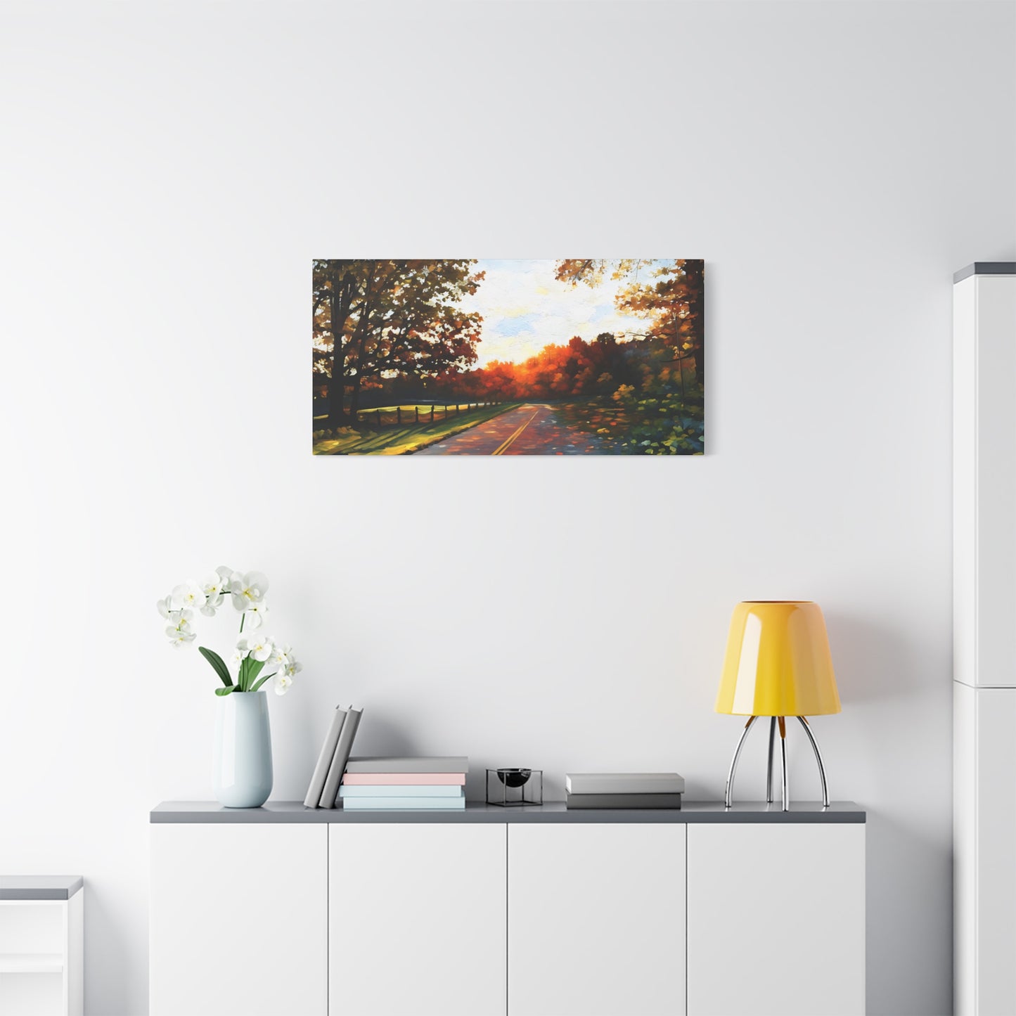 Blue Ridge Parkway Watercolor Canvas | Appalachian Wall Art from 304 in the House