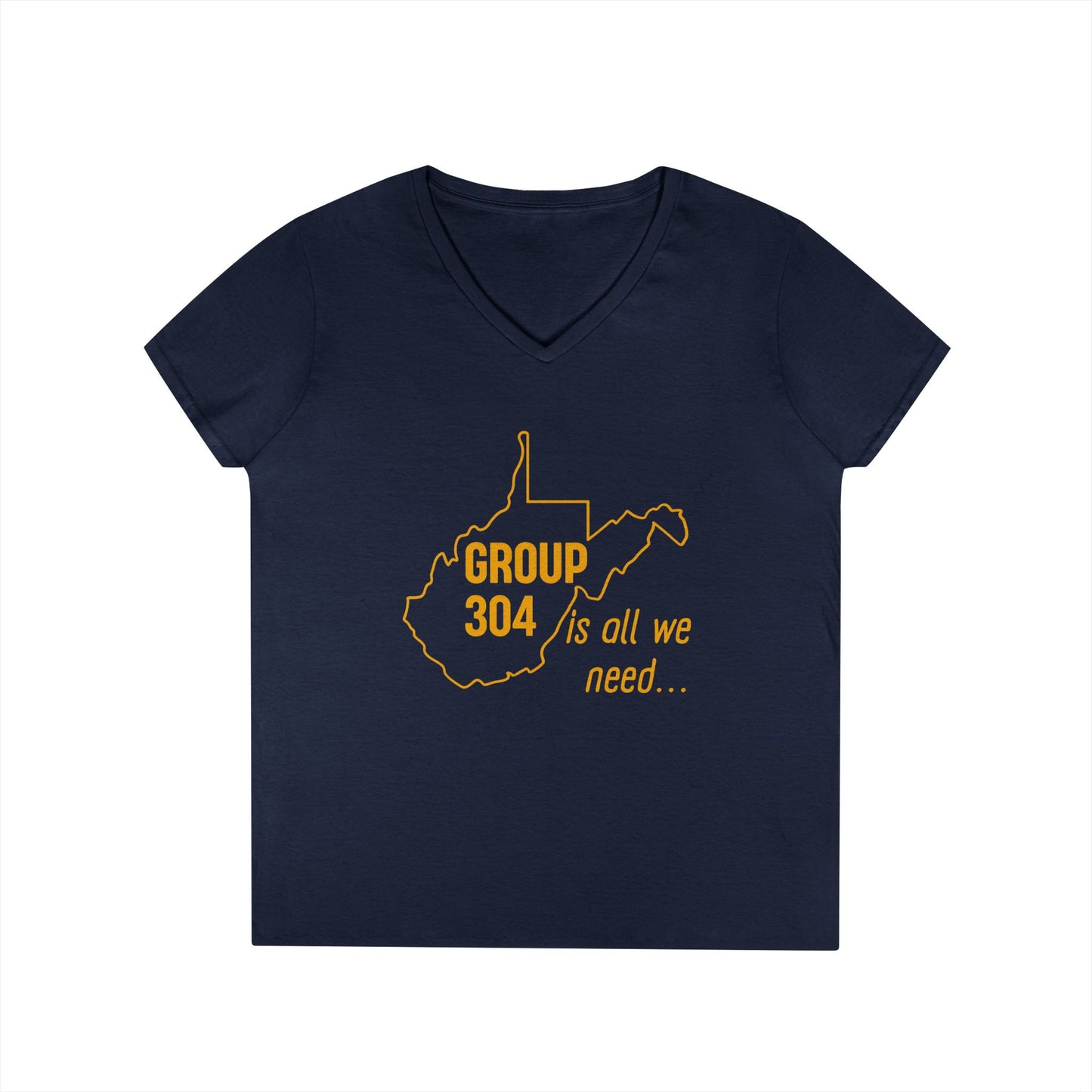 Group 304 Ladies' V-Neck T-Shirt