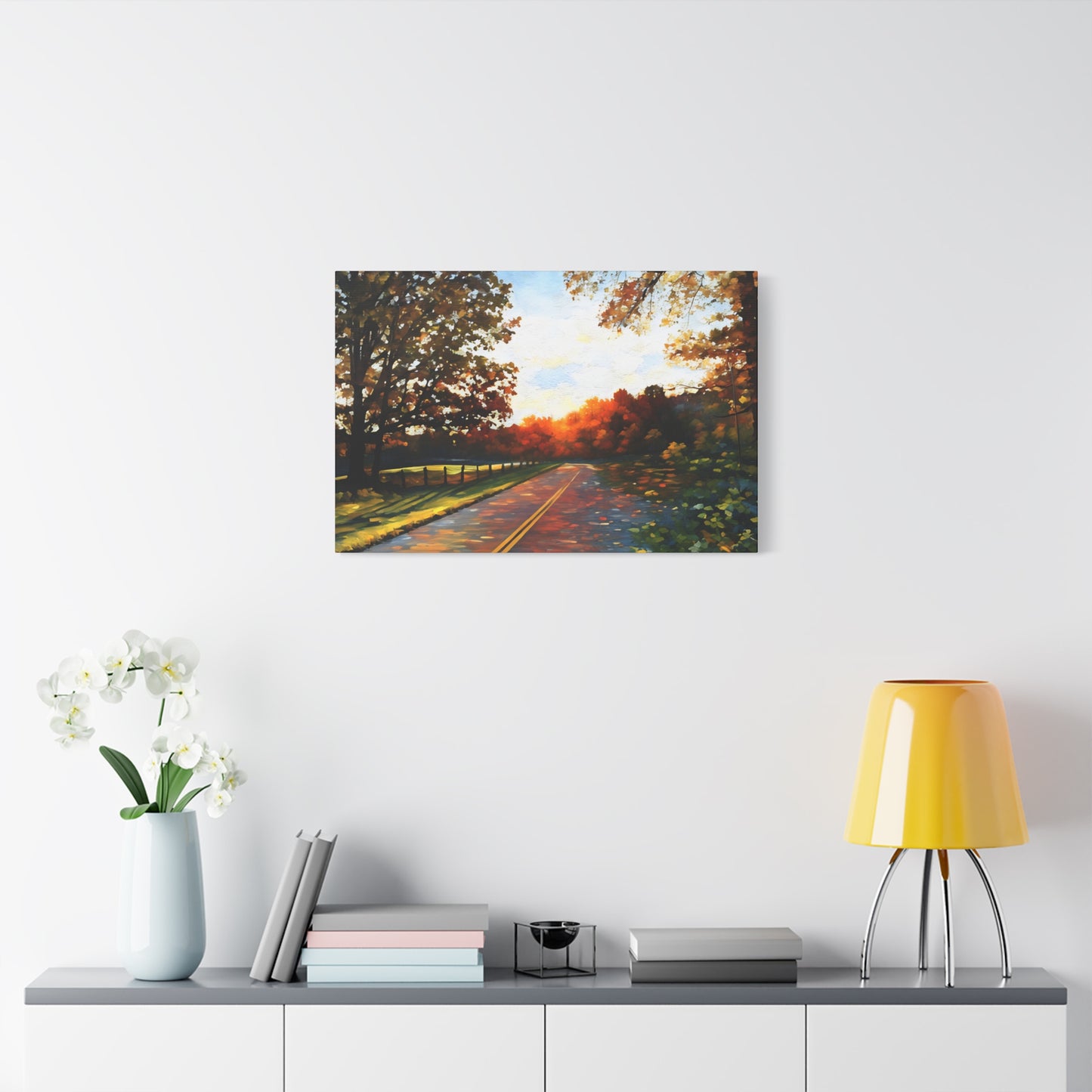 Blue Ridge Parkway Watercolor Canvas | Appalachian Wall Art from 304 in the House