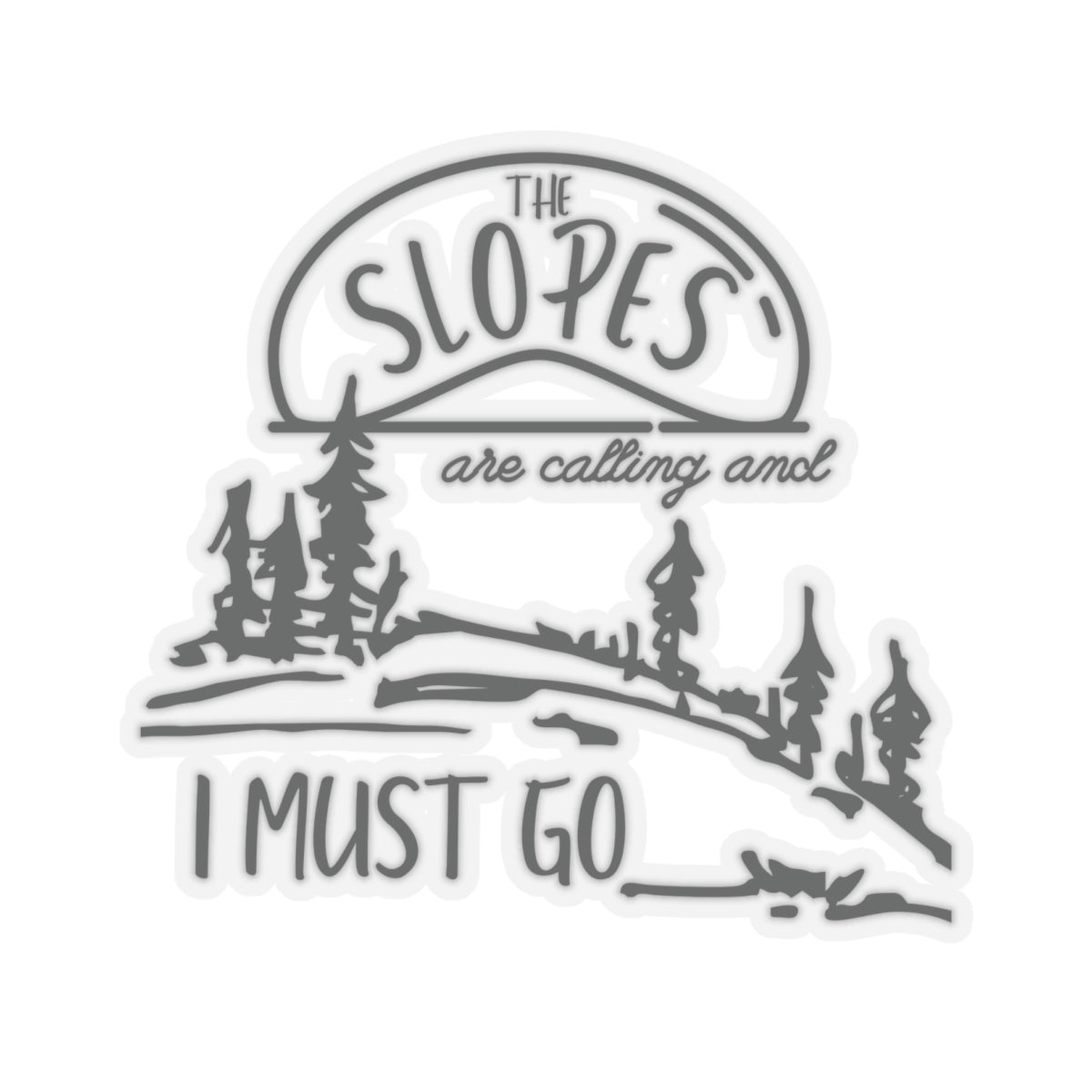 Ski Lovers Kiss-Cut Stickers