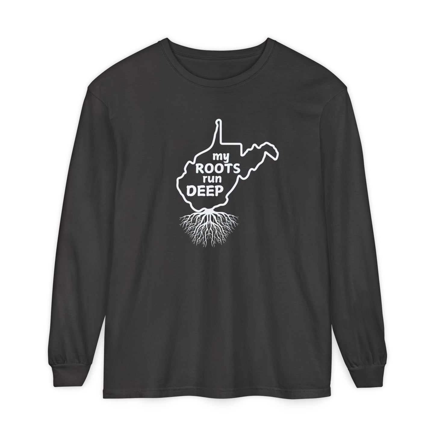 West Virginia My Roots Run Deep Long-sleeved T-shirt