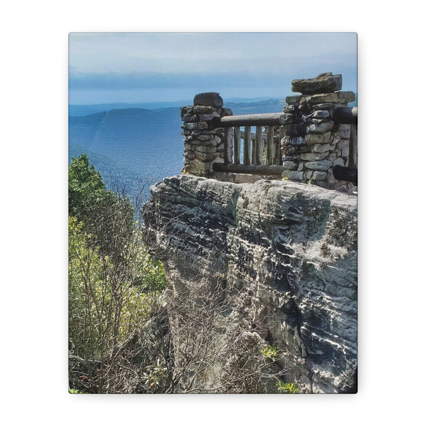 Coopers Rock in West Virginia Matte Canvas