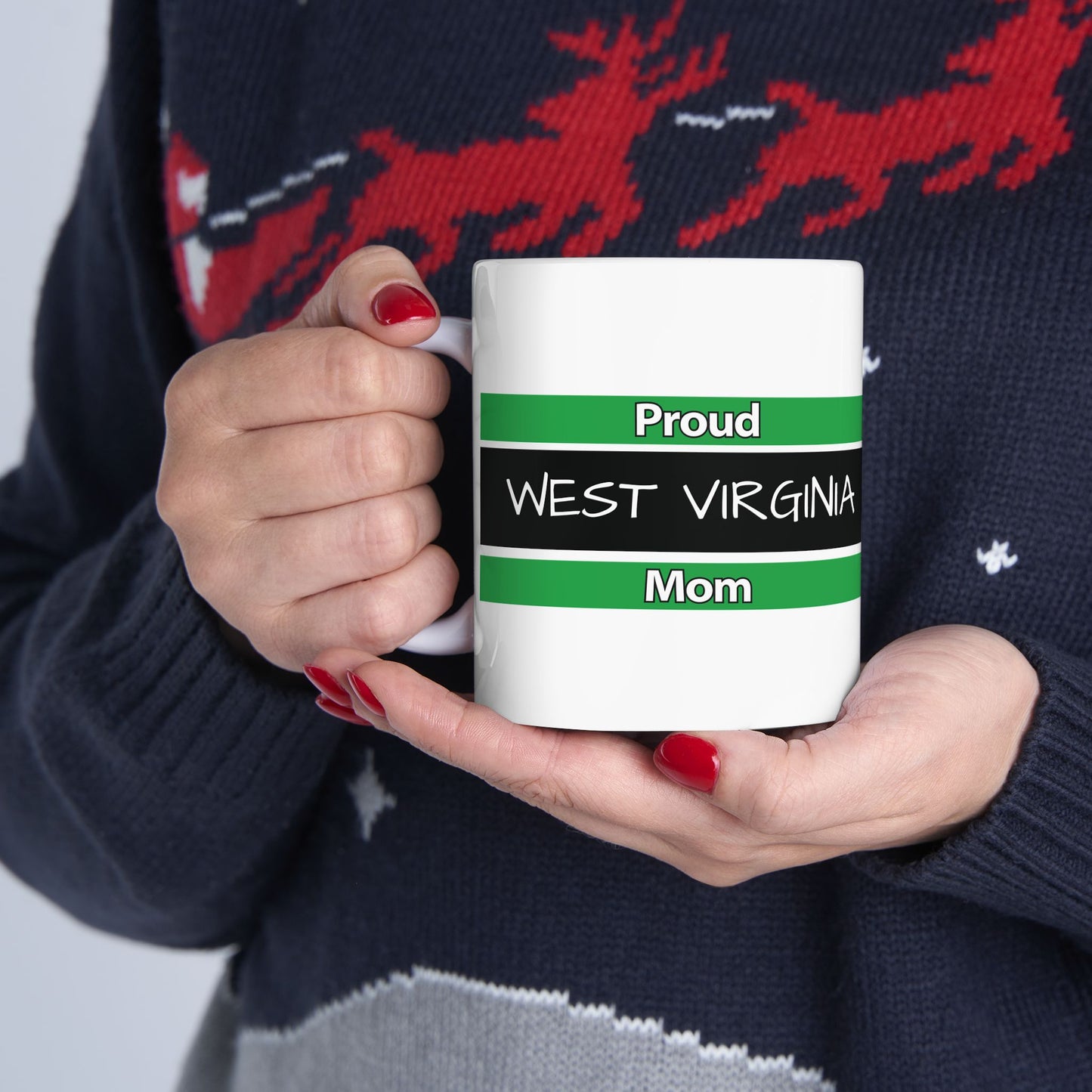 Proud West Virginia Mom Coffee Cup