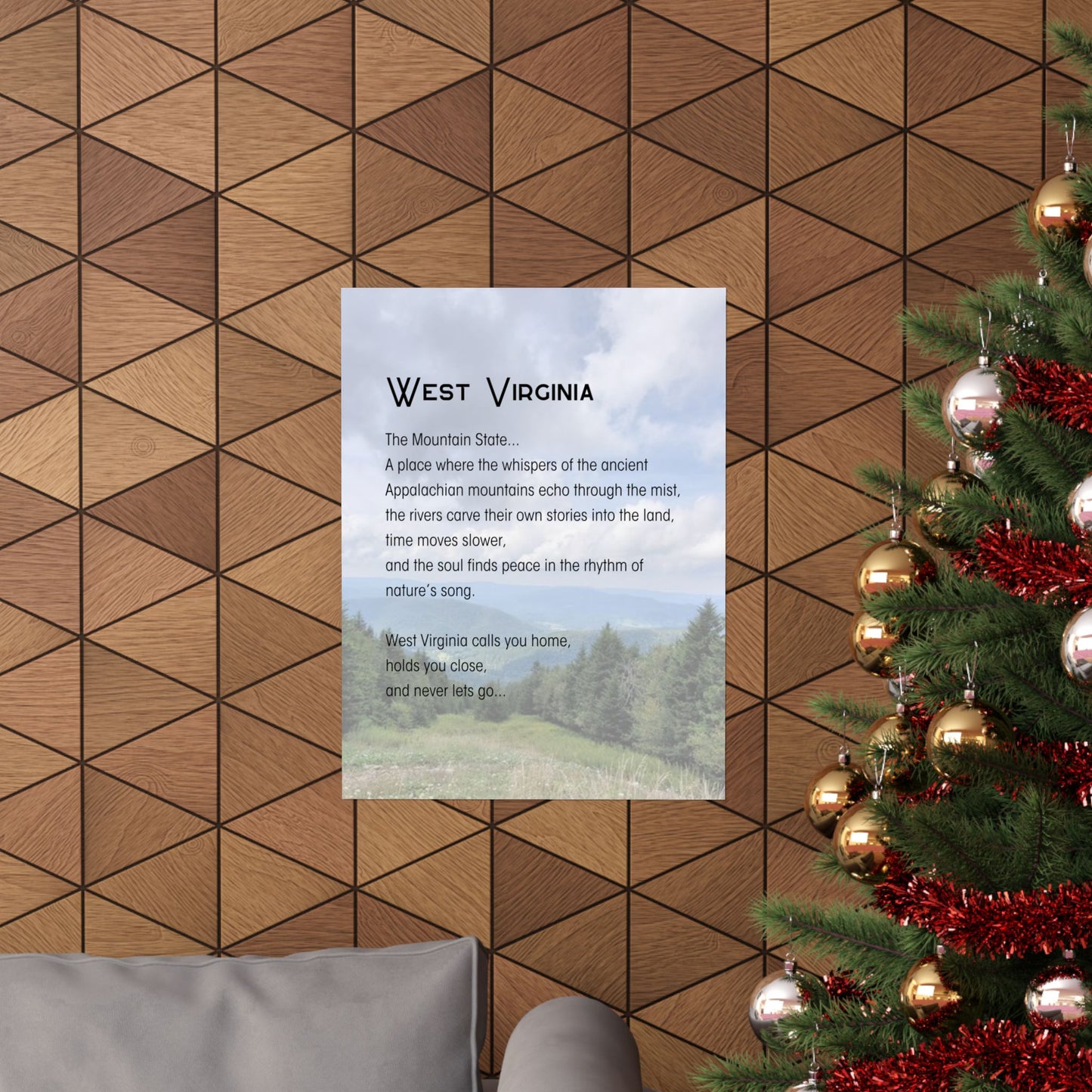 Snowshoe Mountain WV Poetry Poster