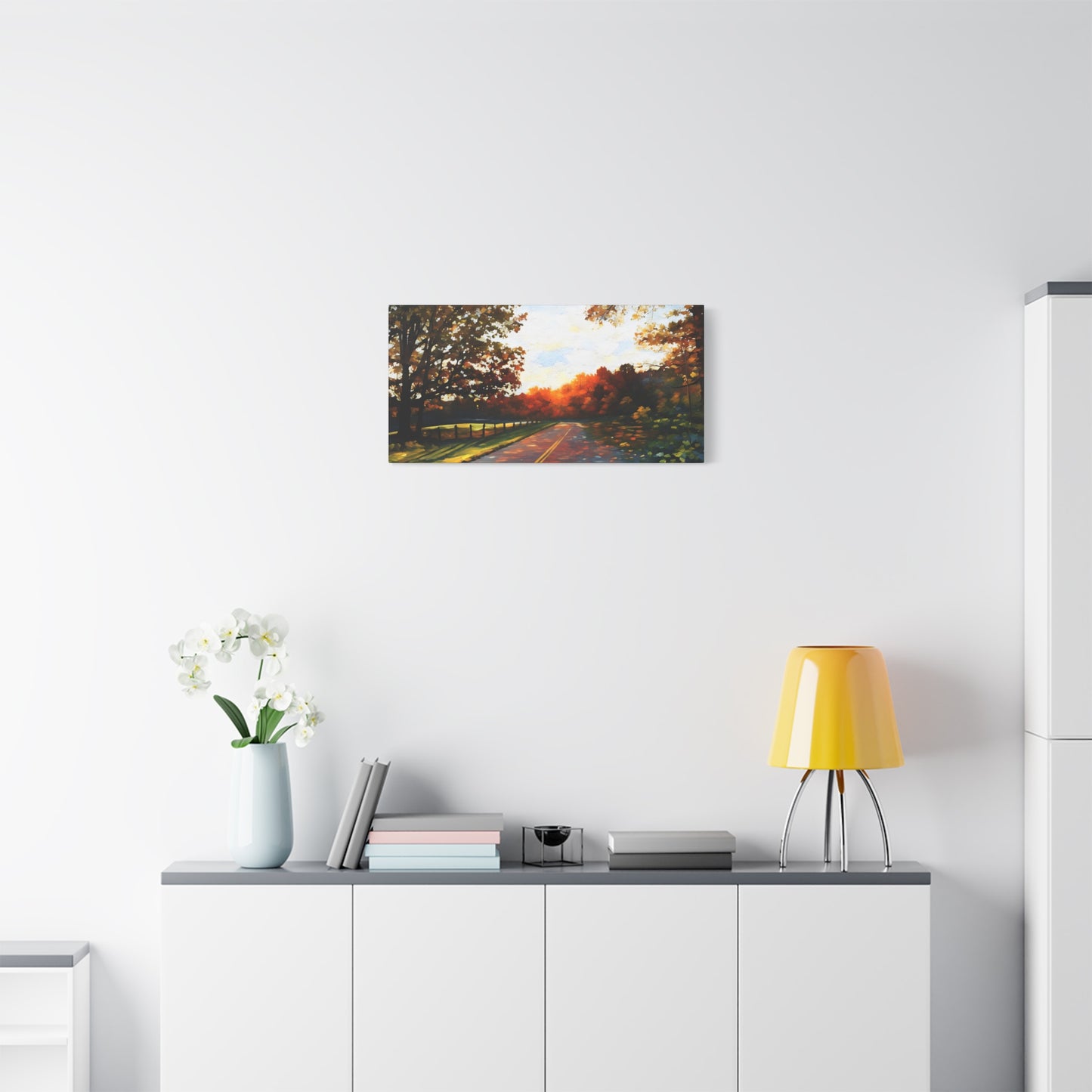 Blue Ridge Parkway Watercolor Canvas | Appalachian Wall Art from 304 in the House