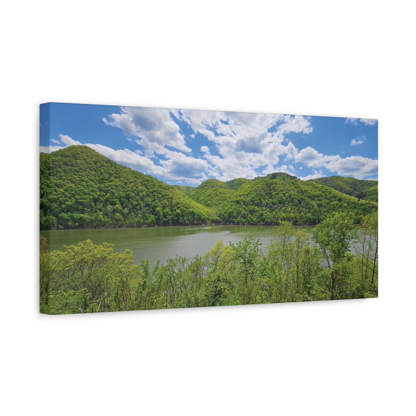 Bluestone Lake West Virginia Canvas Wall Art