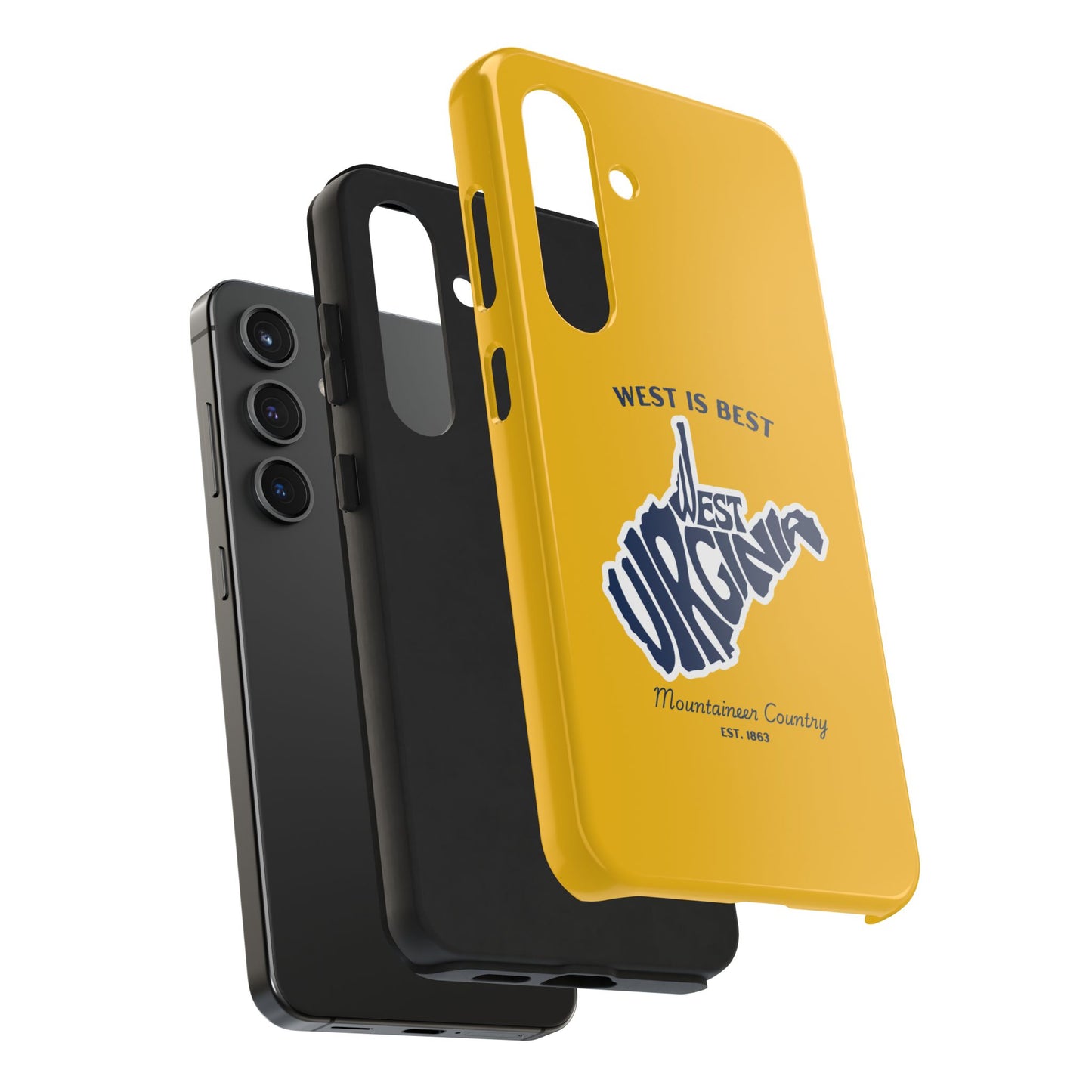 West Is Best Phone Case – Mountaineer Country WV Design