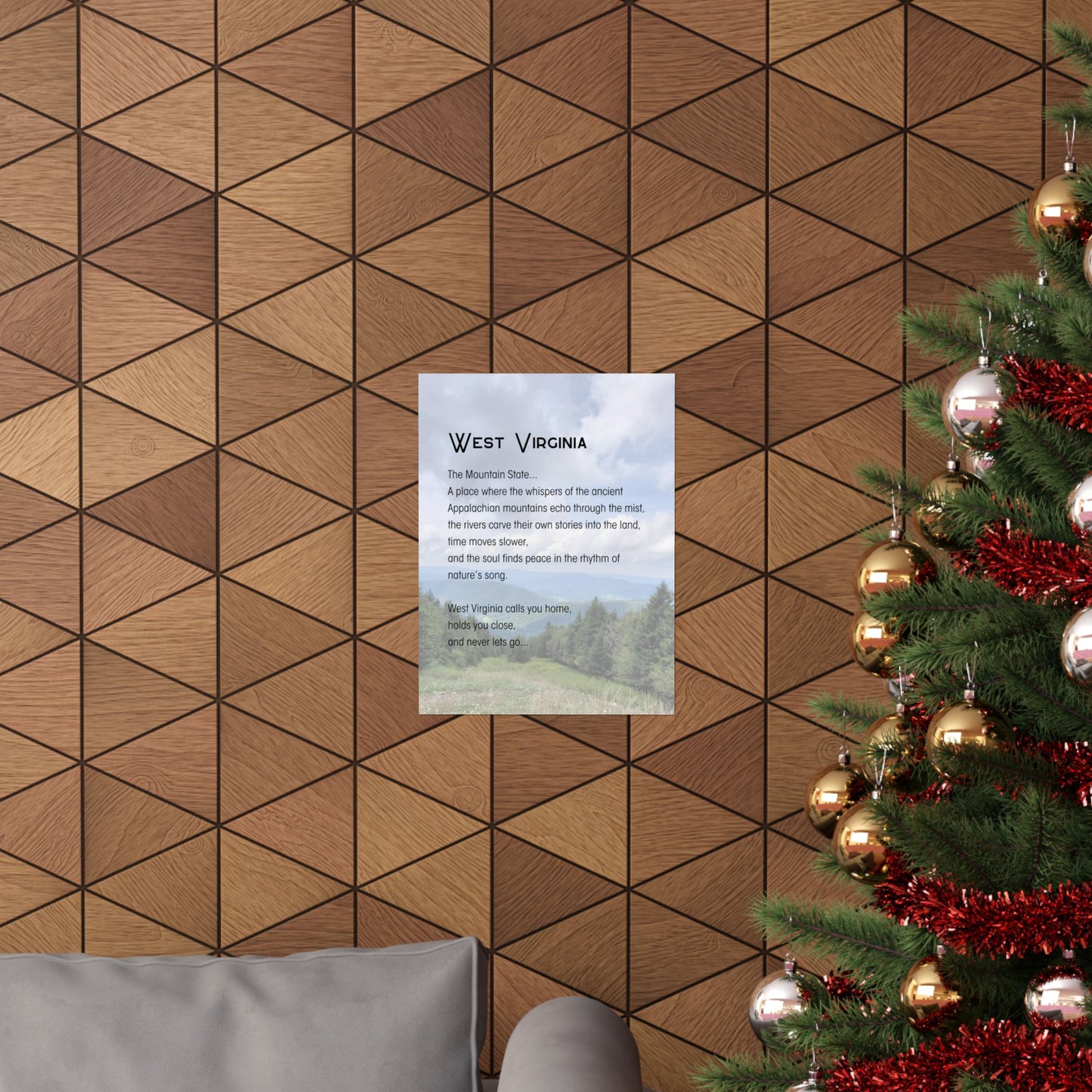 Snowshoe Mountain WV Poetry Poster