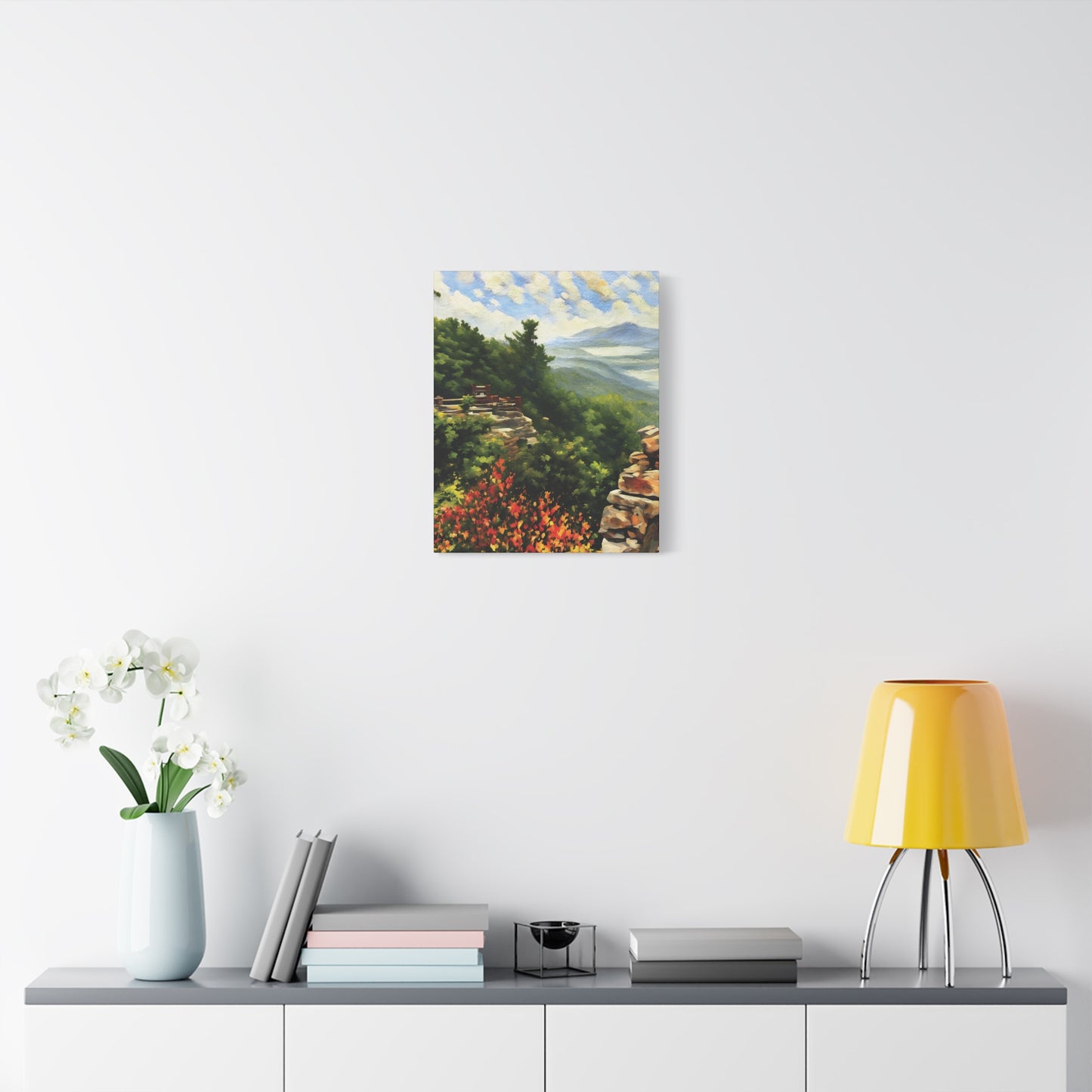 West Virginia Whispers from the Rock--Stretched Canvas Wall Art