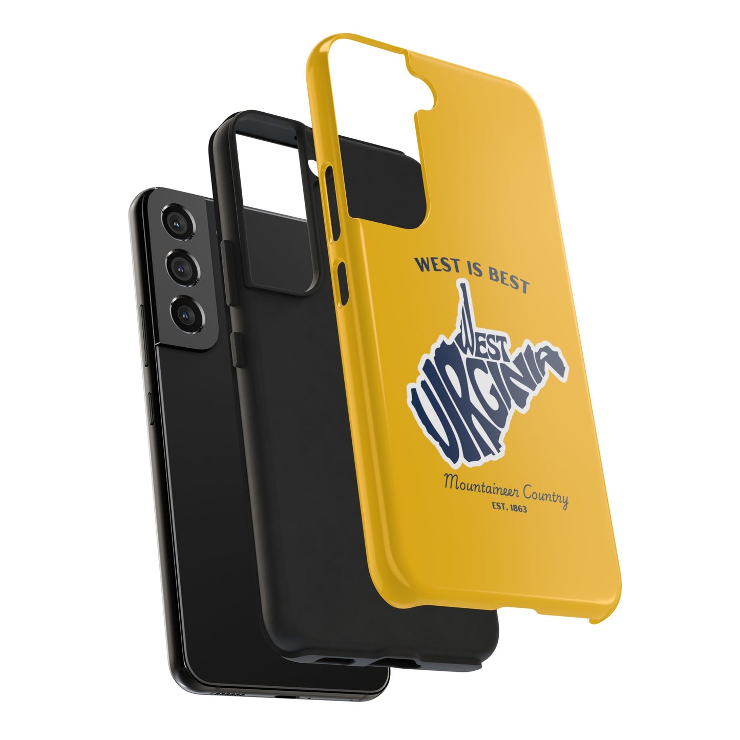 West Is Best Phone Case – Mountaineer Country WV Design