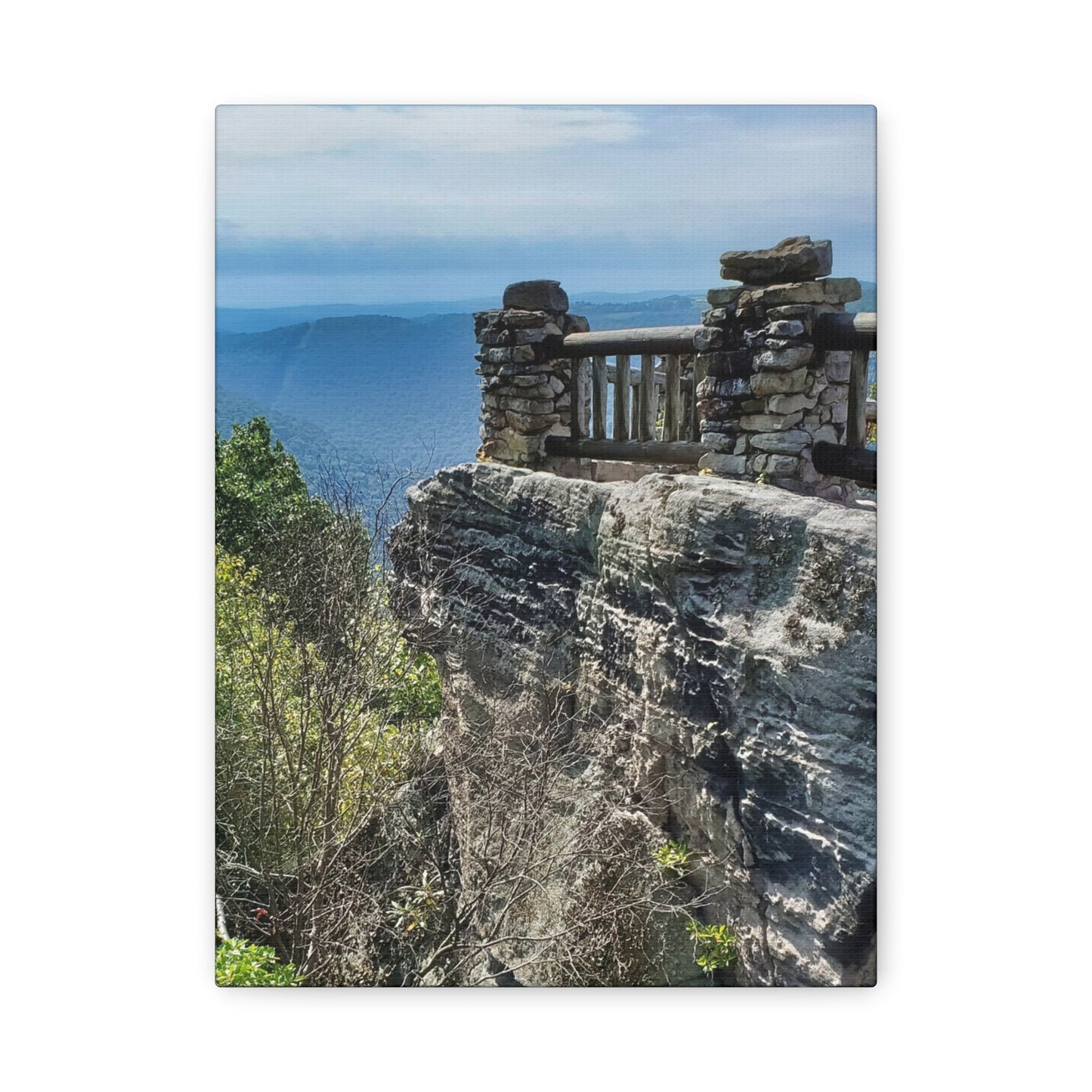 Coopers Rock in West Virginia Matte Canvas