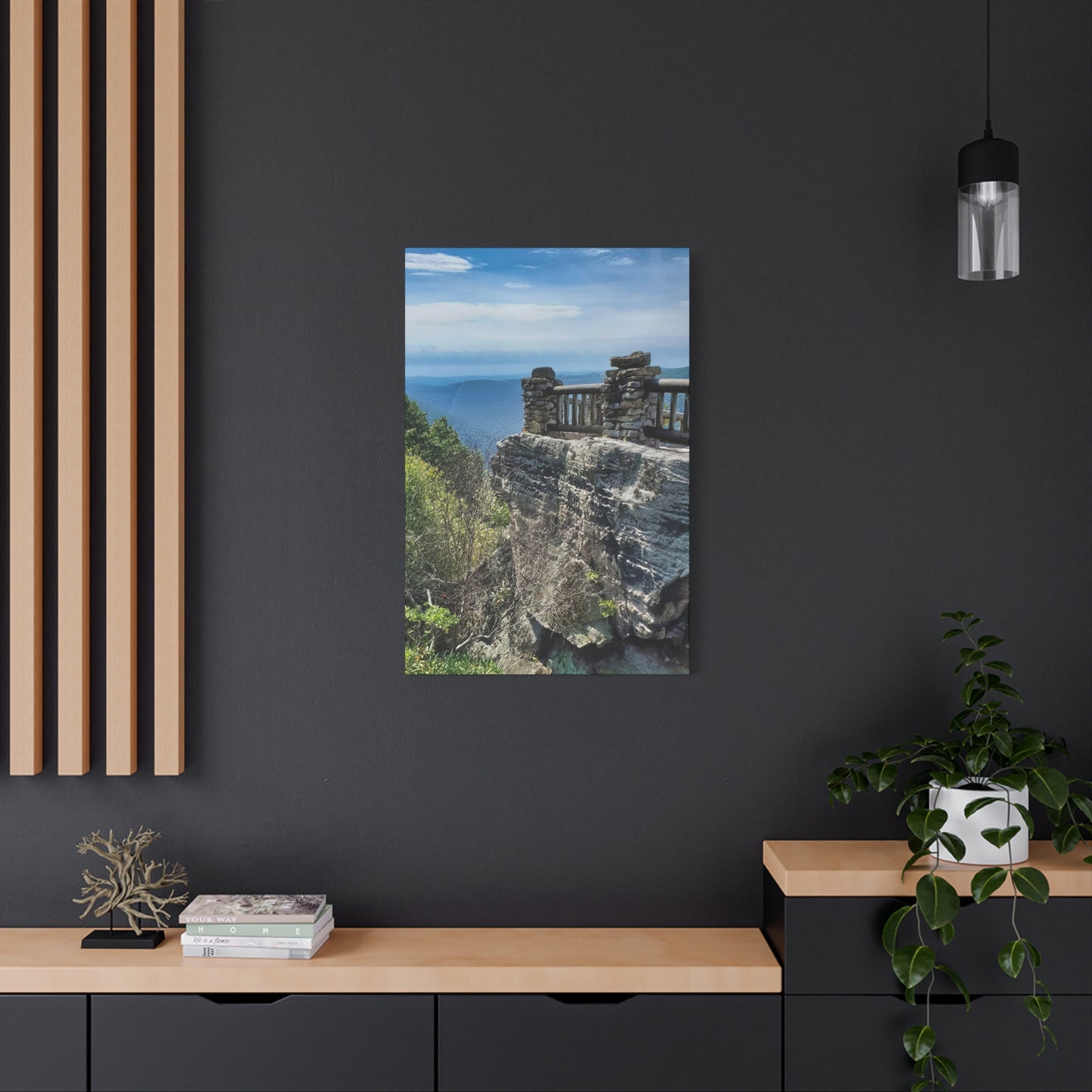Coopers Rock in West Virginia Matte Canvas