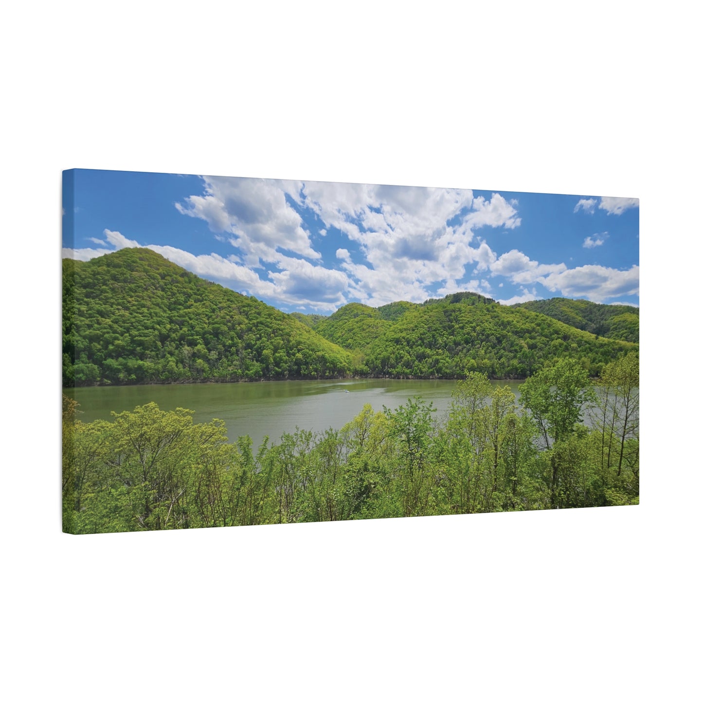 Bluestone Lake West Virginia Canvas Wall Art