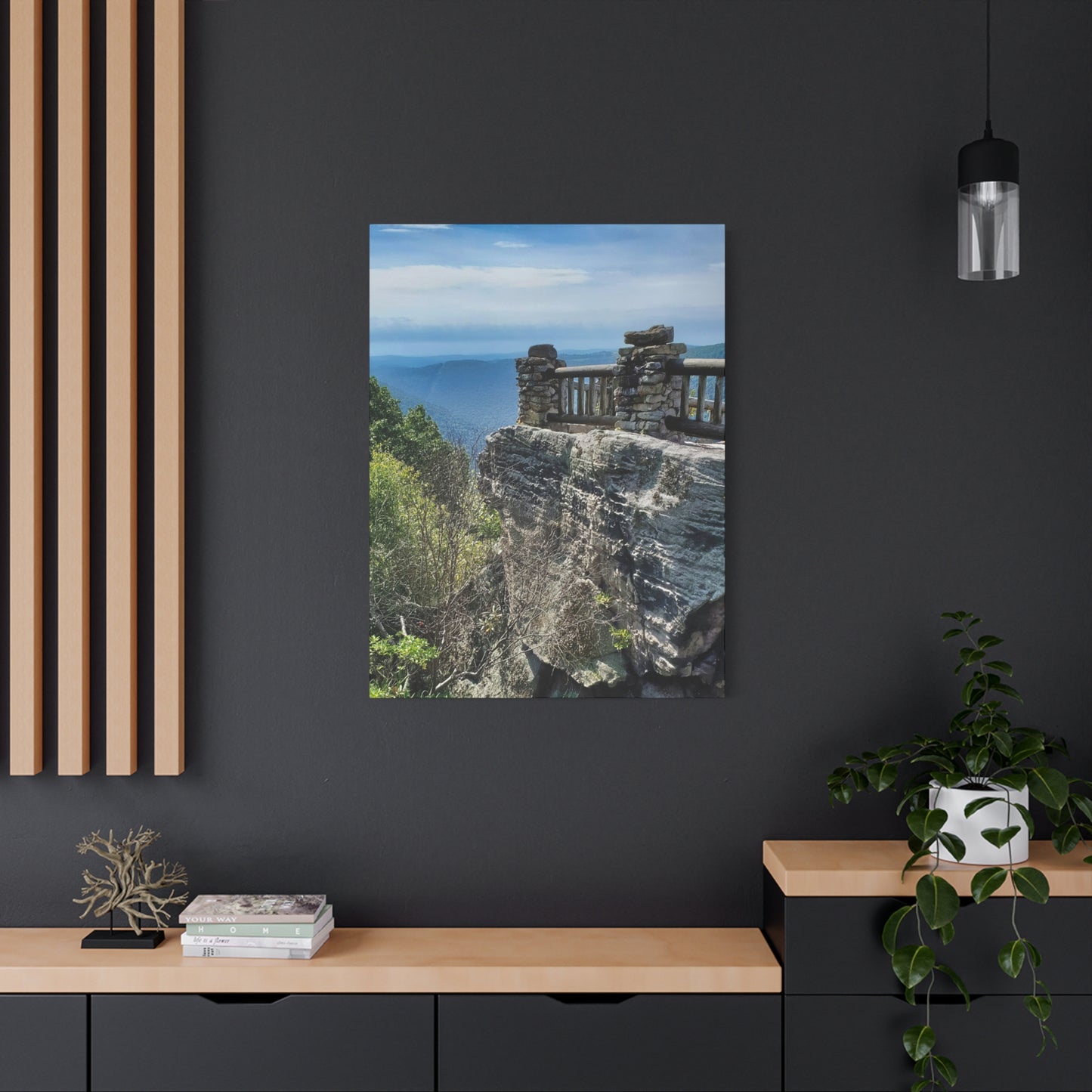 Coopers Rock in West Virginia Matte Canvas