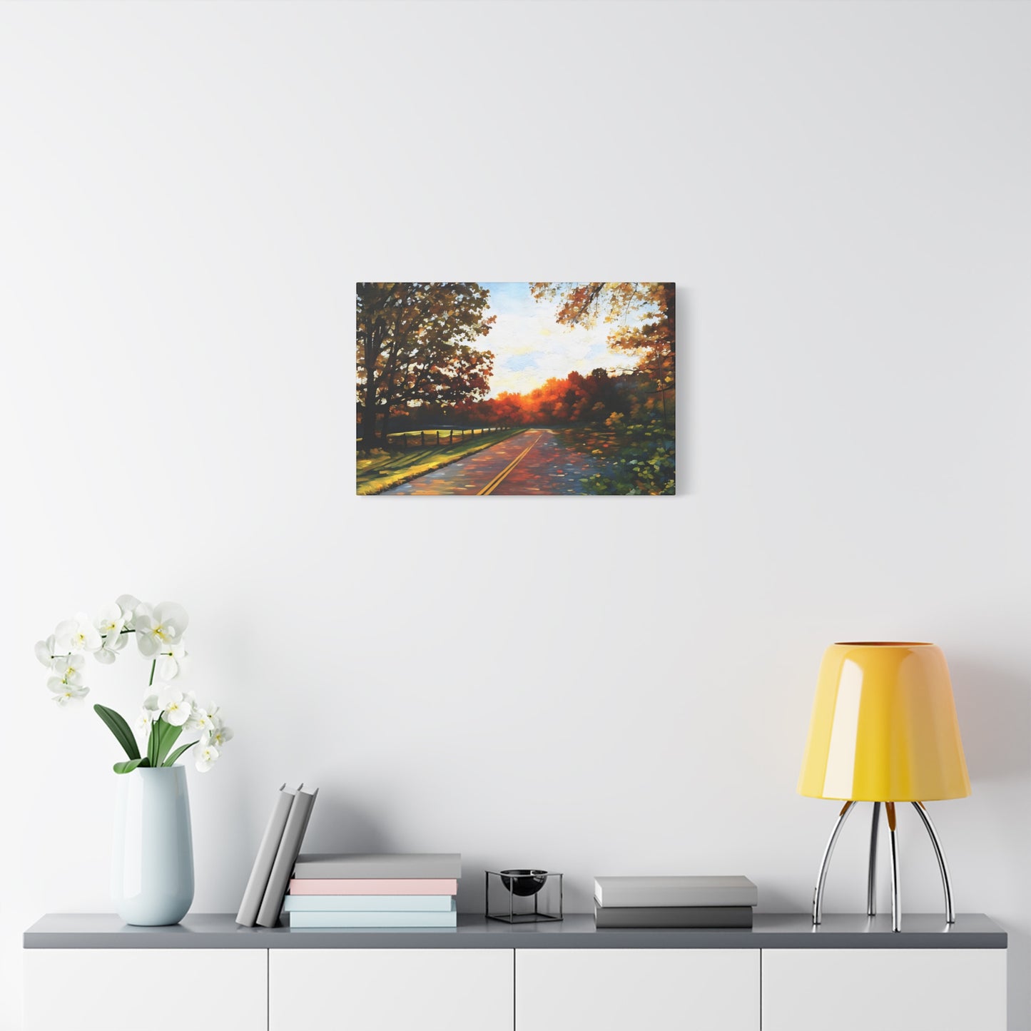 Blue Ridge Parkway Watercolor Canvas | Appalachian Wall Art from 304 in the House