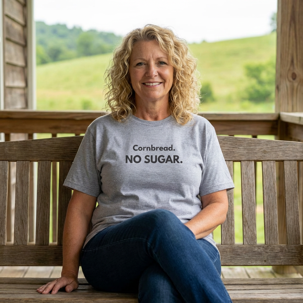 Cornbread No Sugar T-Shirt | If It’s Sweet It Ain’t Cornbread Tee | Funny Southern Shirt | Appalachian Humor | Controversial Food Shirt