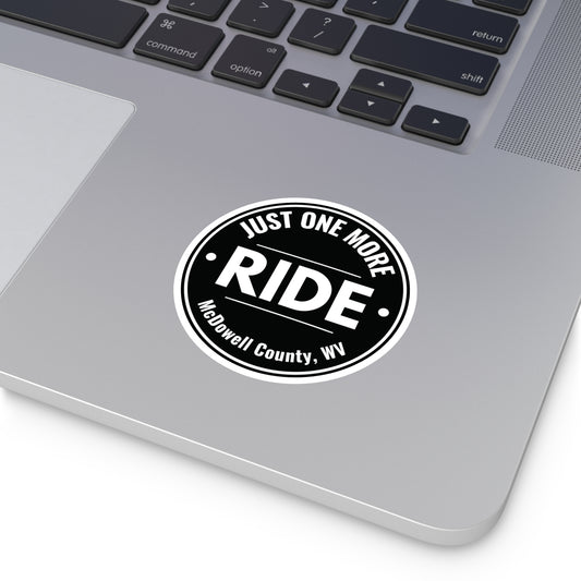 Just One More Ride McDowell County WV Sticker | ATV Trail Riding Decal | Coal Country Off Road Vinyl | UTV 4x4 Mud Life Sticker | West Virginia Gift