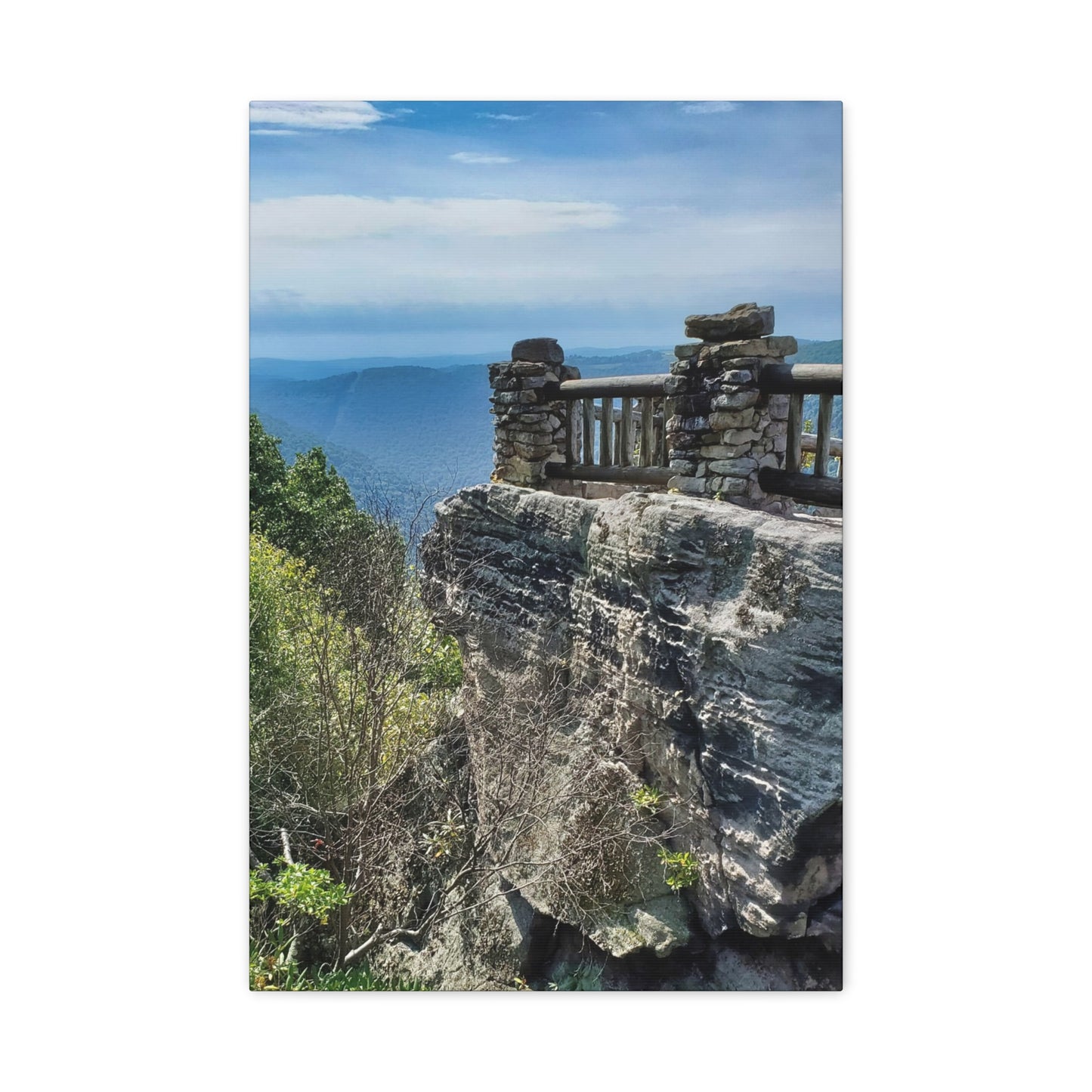 Coopers Rock in West Virginia Matte Canvas