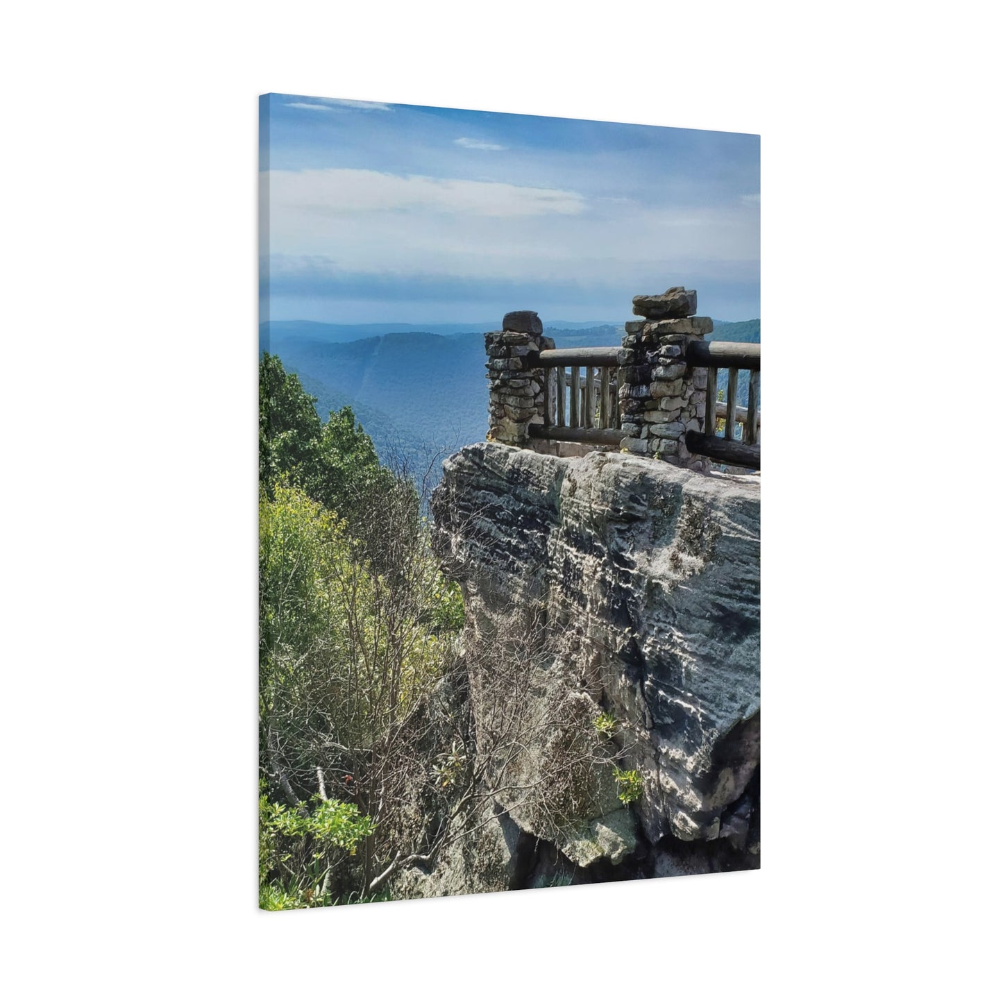 Coopers Rock in West Virginia Matte Canvas