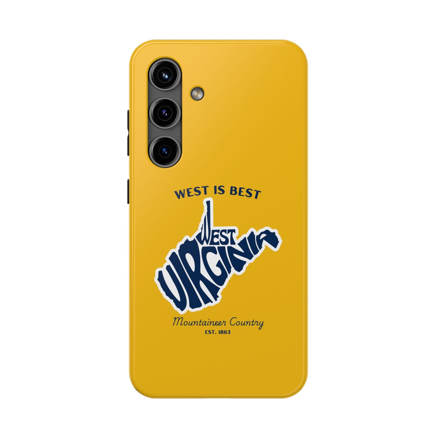 West Is Best Phone Case – Mountaineer Country WV Design