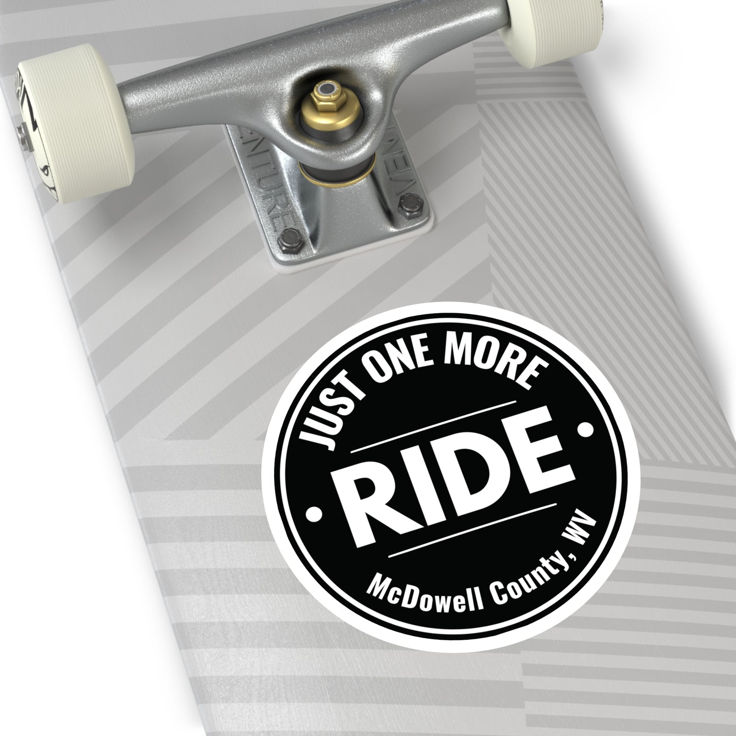 Just One More Ride McDowell County WV Sticker | ATV Trail Riding Decal | Coal Country Off Road Vinyl | UTV 4x4 Mud Life Sticker | West Virginia Gift