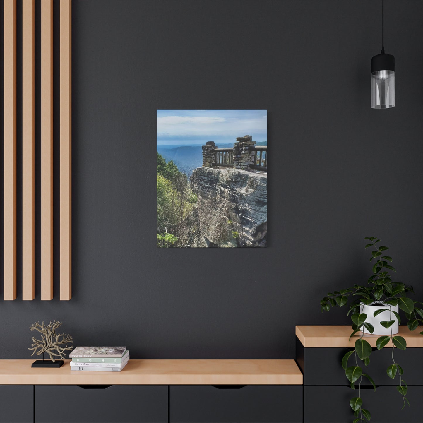 Coopers Rock in West Virginia Matte Canvas