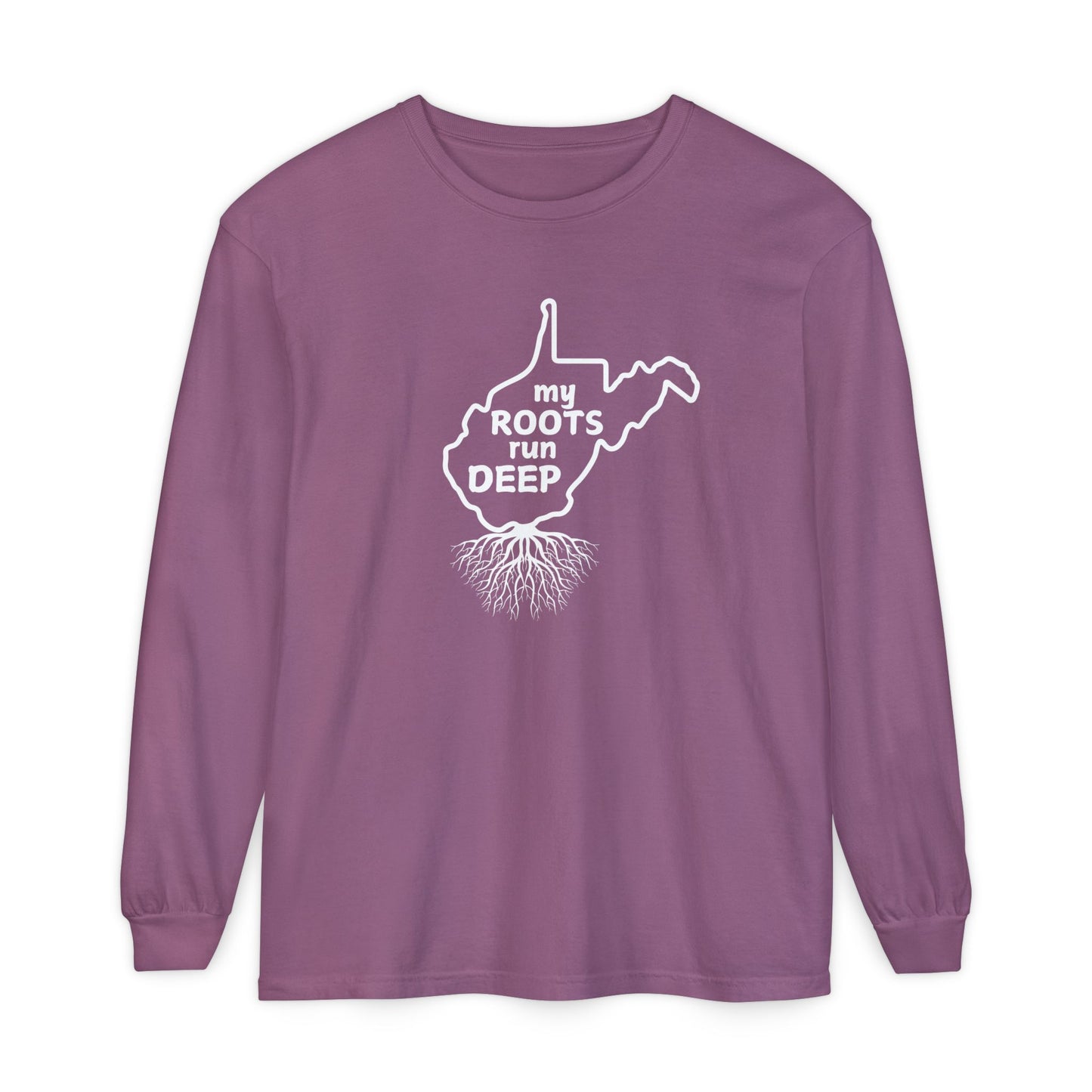 West Virginia My Roots Run Deep Long-sleeved T-shirt