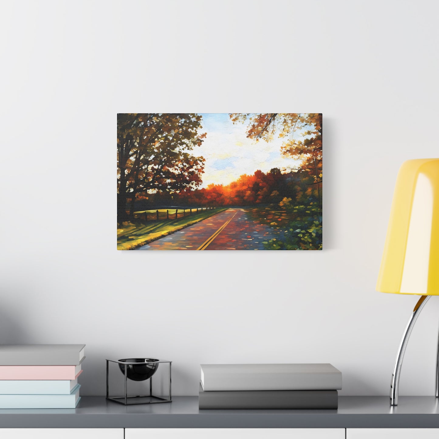 Blue Ridge Parkway Watercolor Canvas | Appalachian Wall Art from 304 in the House
