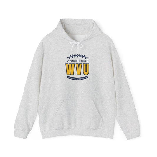 My 2 Favorite Teams WVU Unisex Heavy Blend™ Hooded Sweatshirt