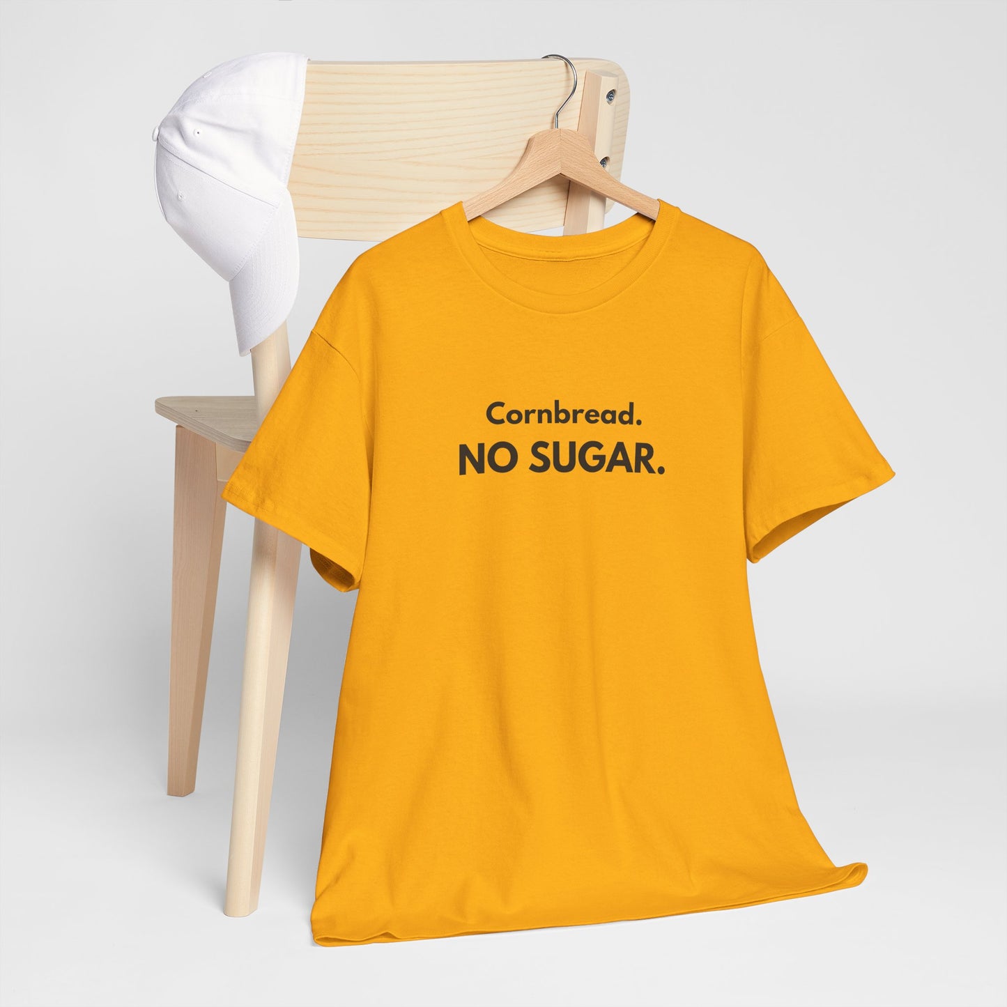 Cornbread No Sugar T-Shirt | If It’s Sweet It Ain’t Cornbread Tee | Funny Southern Shirt | Appalachian Humor | Controversial Food Shirt