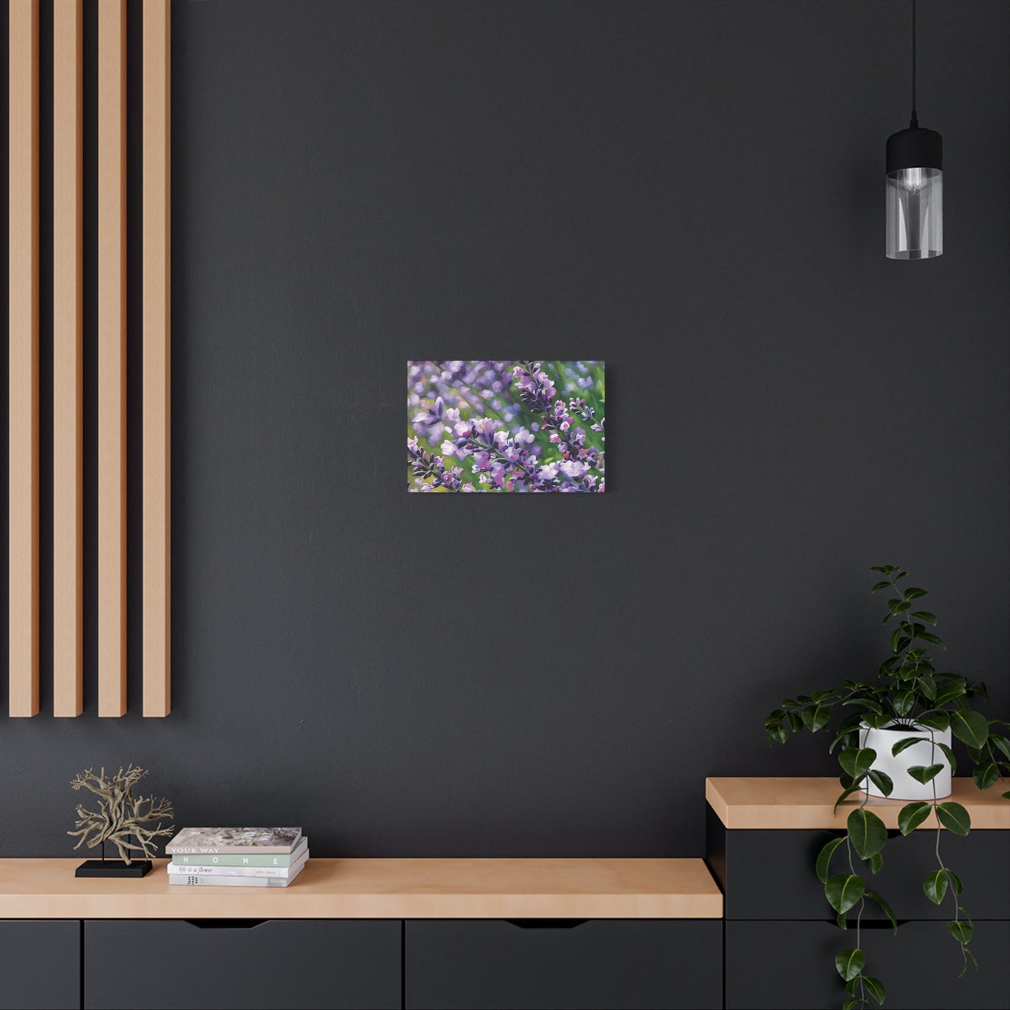 Peaceful Lavender – Photo-to-Painting Floral Wall Art