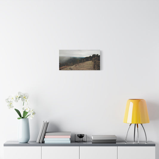 Majestic Coopers Rock in West Virginia - 20X10 Matte Canvas for Your Home Decor
