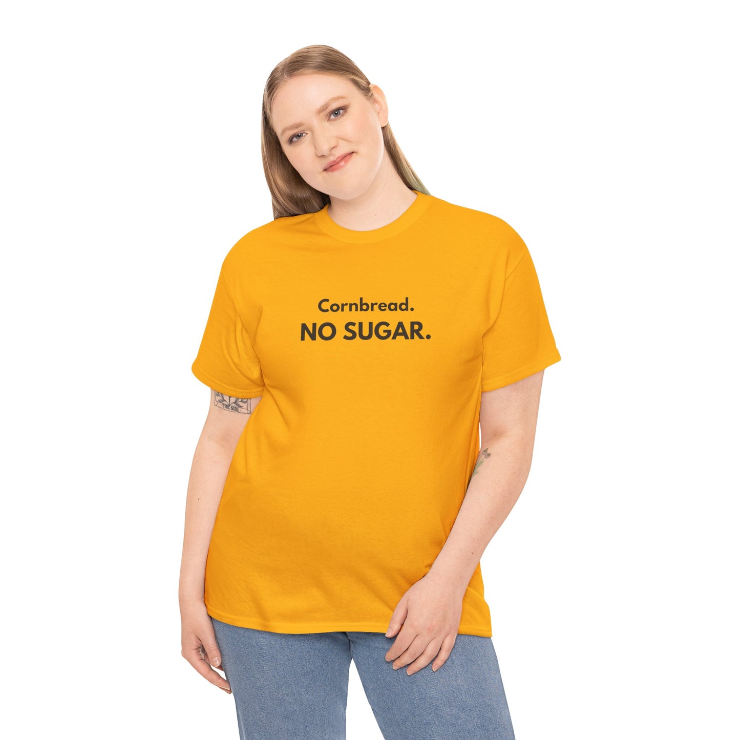 Cornbread No Sugar T-Shirt | If It’s Sweet It Ain’t Cornbread Tee | Funny Southern Shirt | Appalachian Humor | Controversial Food Shirt