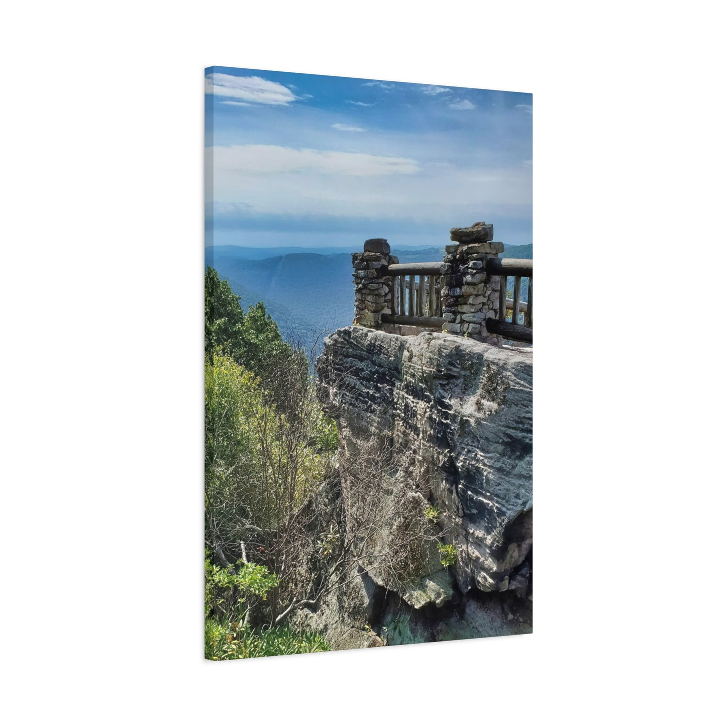Coopers Rock in West Virginia Matte Canvas