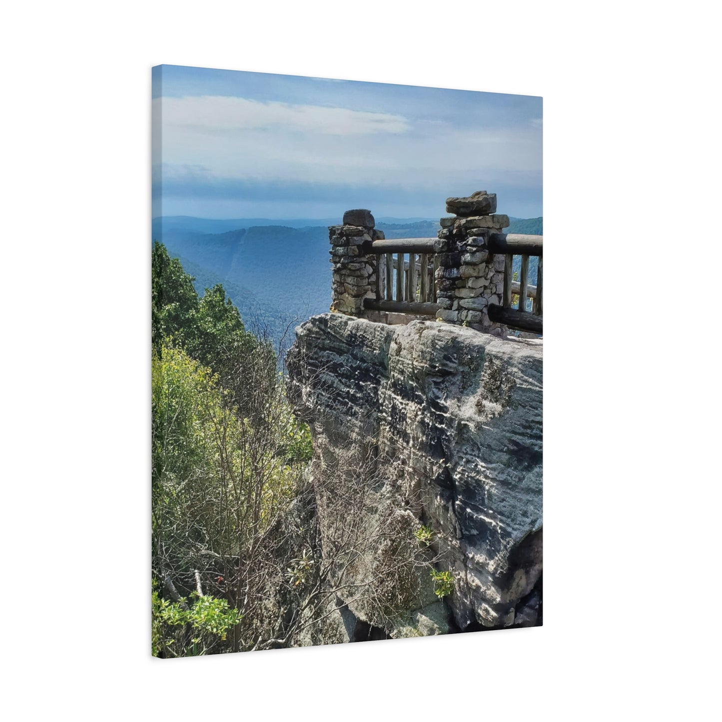 Coopers Rock in West Virginia Matte Canvas