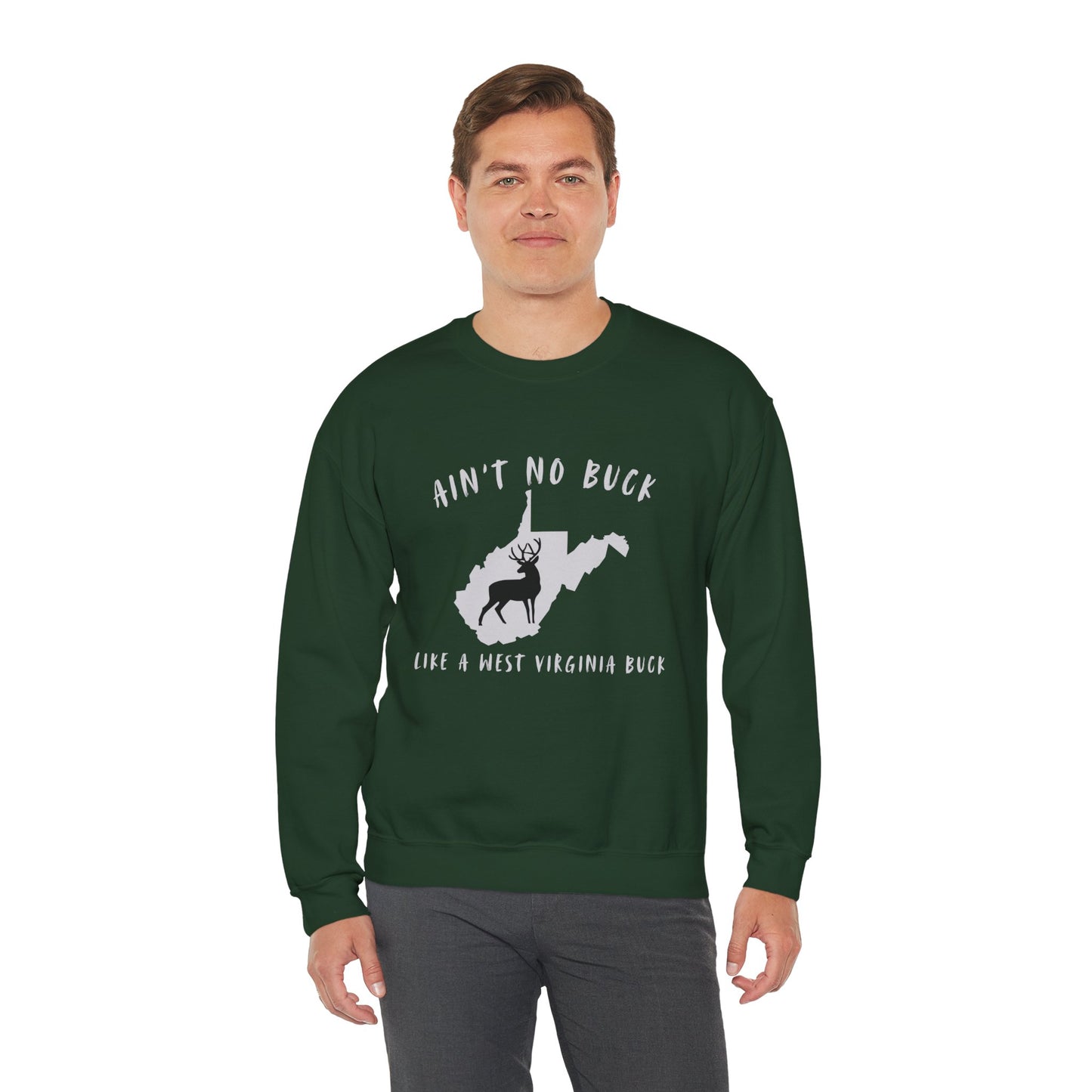 West Virginia Buck Crewneck Sweatshirt