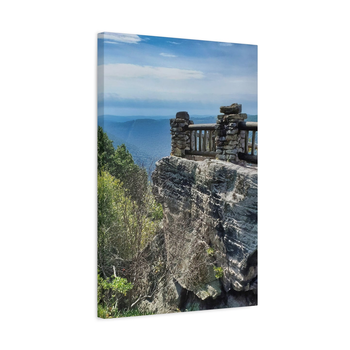 Coopers Rock in West Virginia Matte Canvas